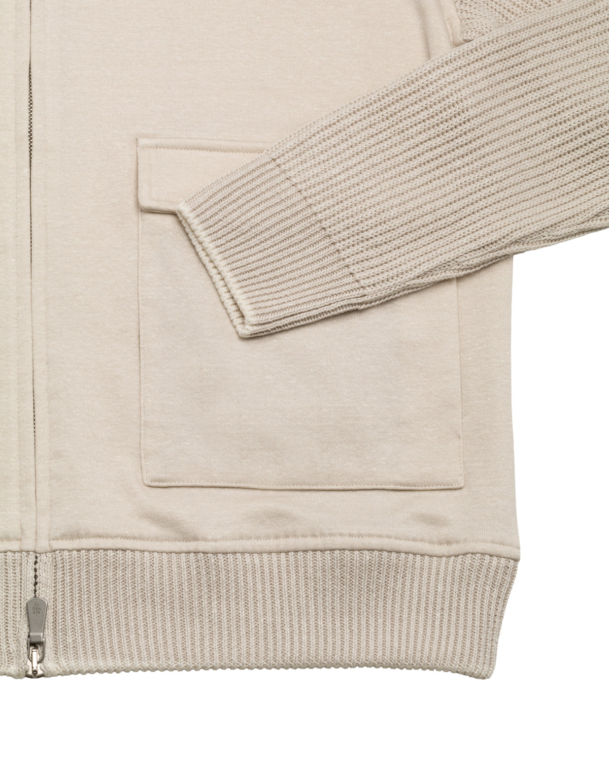 Cotton-linen bomber jacket, slim fit