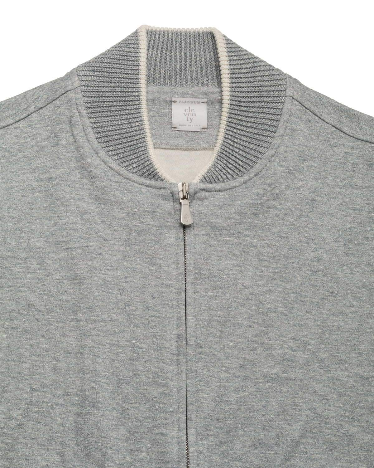 Baumwolle-Leinen Bomberjacke Slim Fit