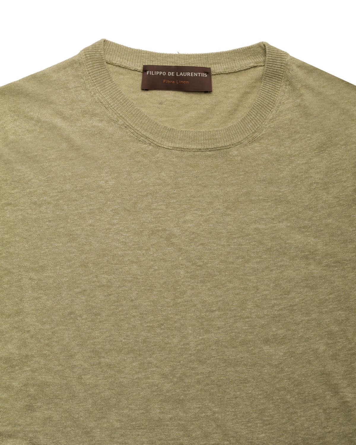 Silk linen blend T-shirt, slim fit