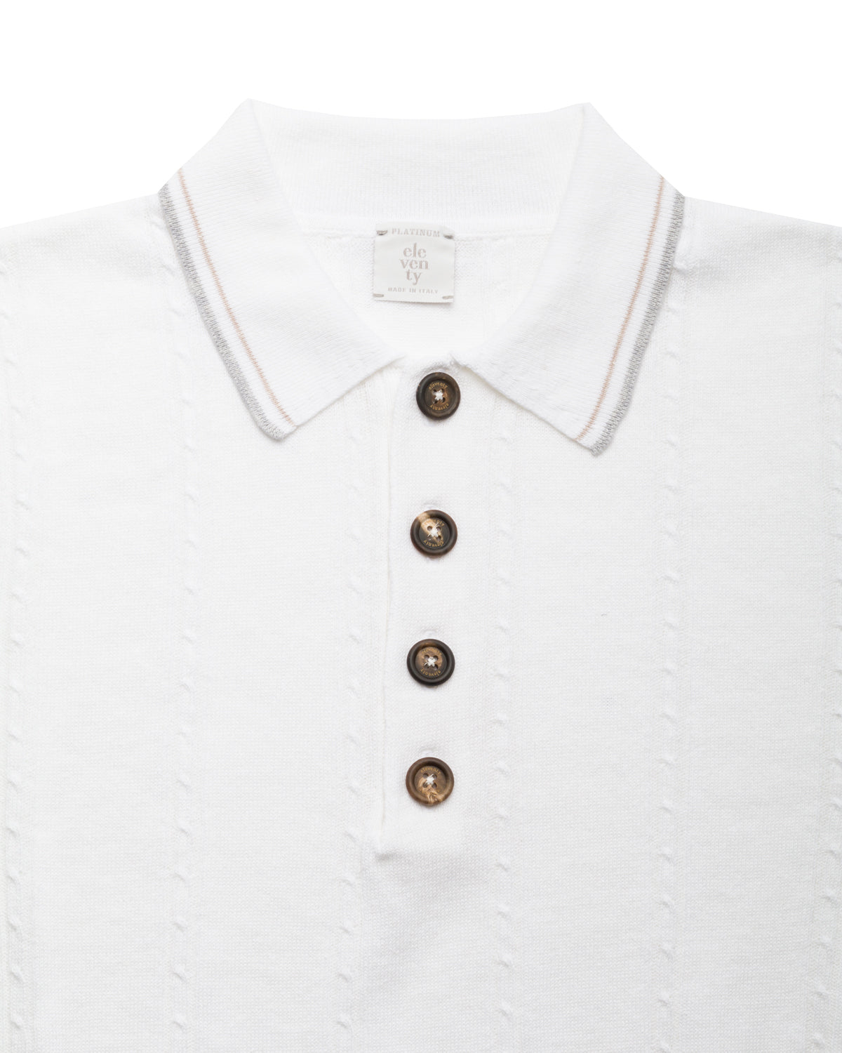 Cotton-linen polo shirt, slim fit
