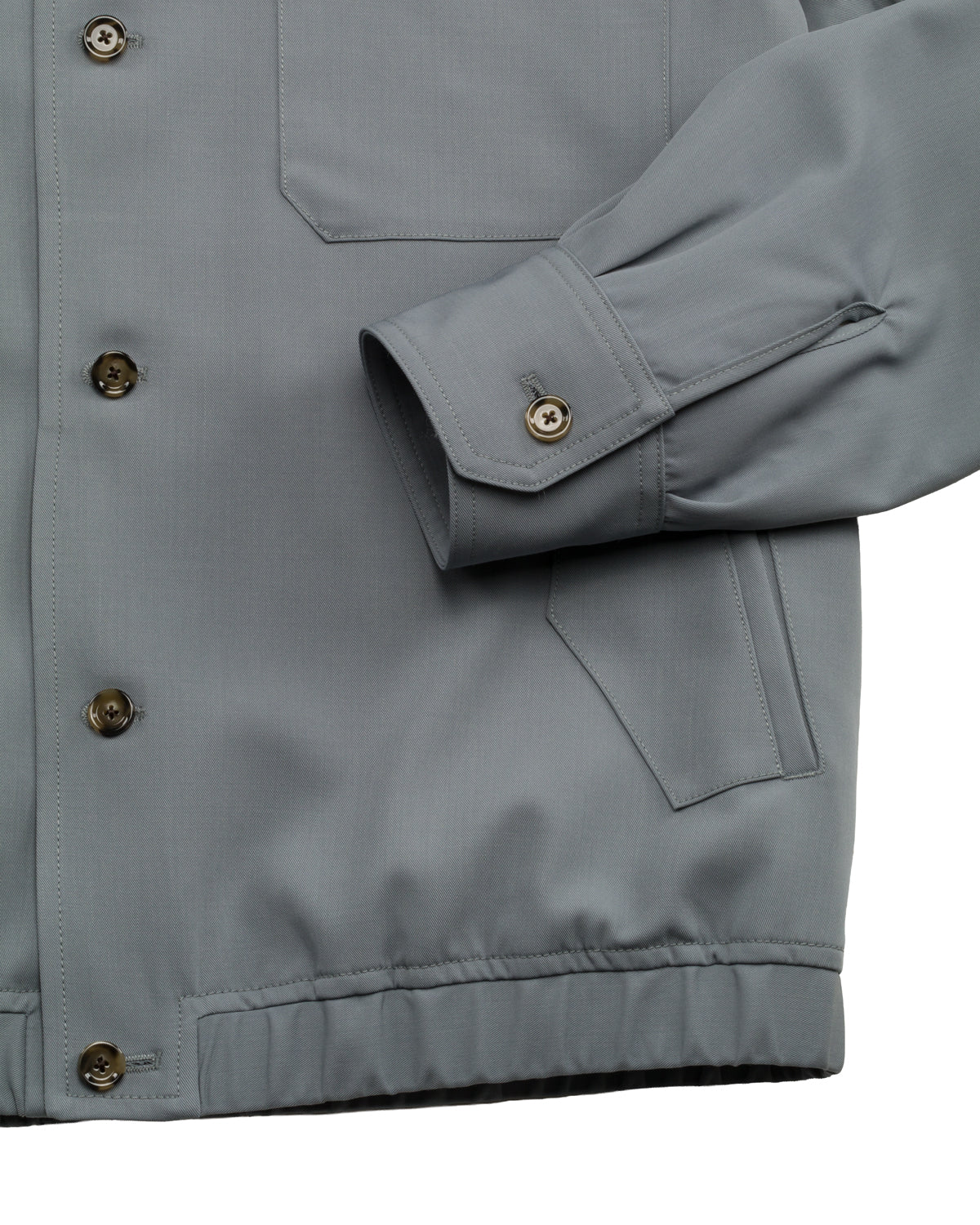 Shirtjacket Wolle Relaxed Fit gefüttert