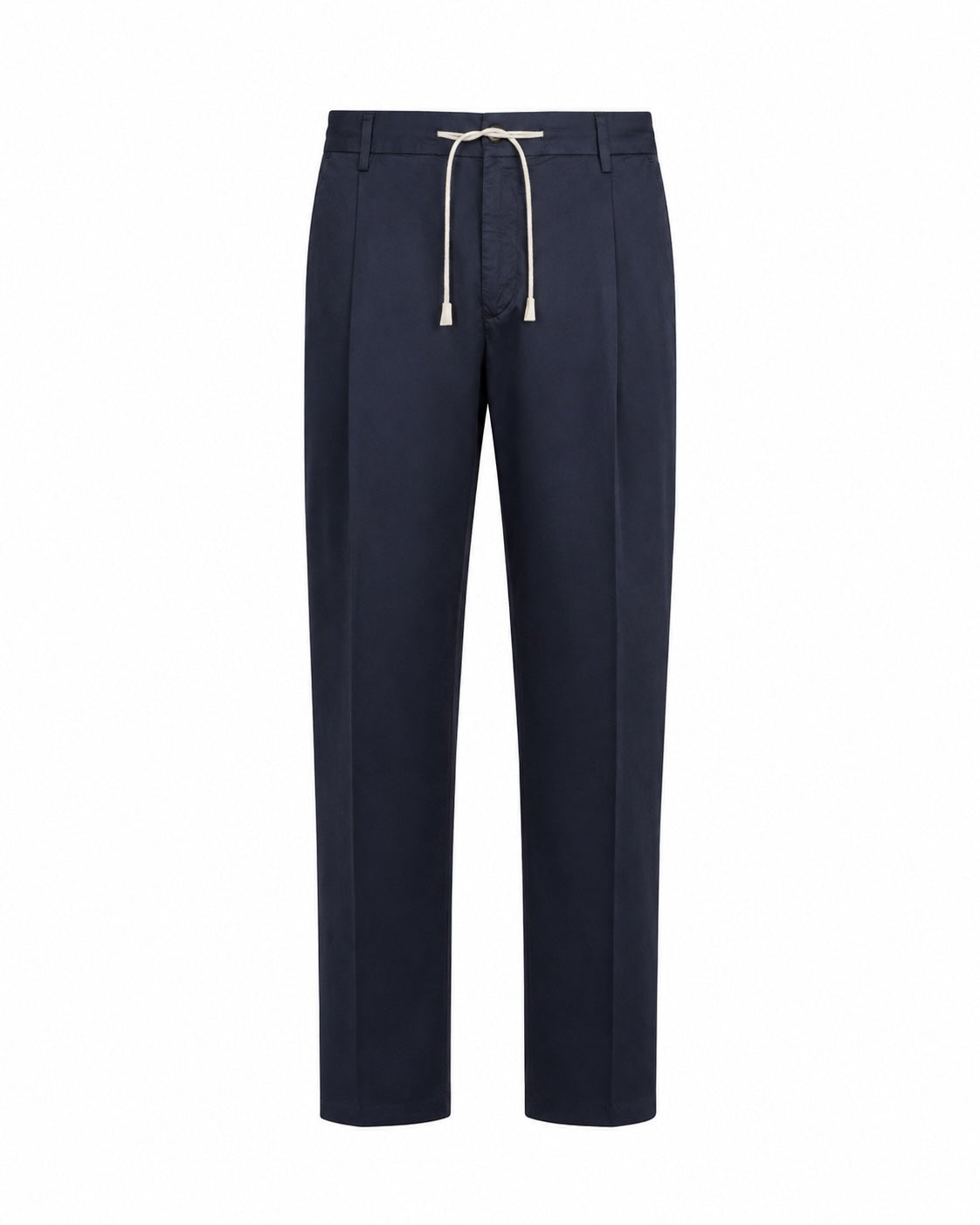 Satin Cotton Jog Pants Relaxed Slim Fit