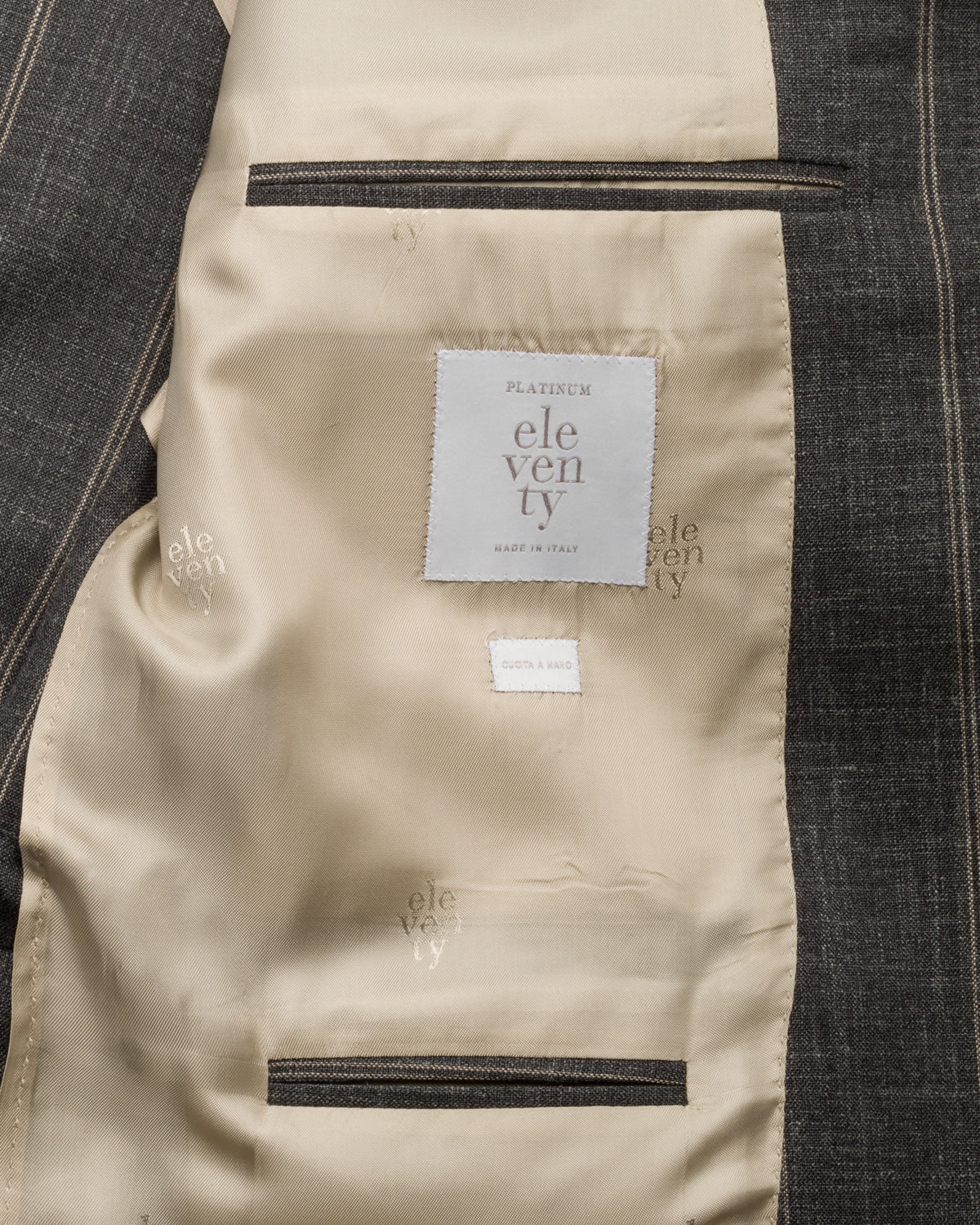 Woll-Seide-Leinen Anzug Relaxed Slim Fit