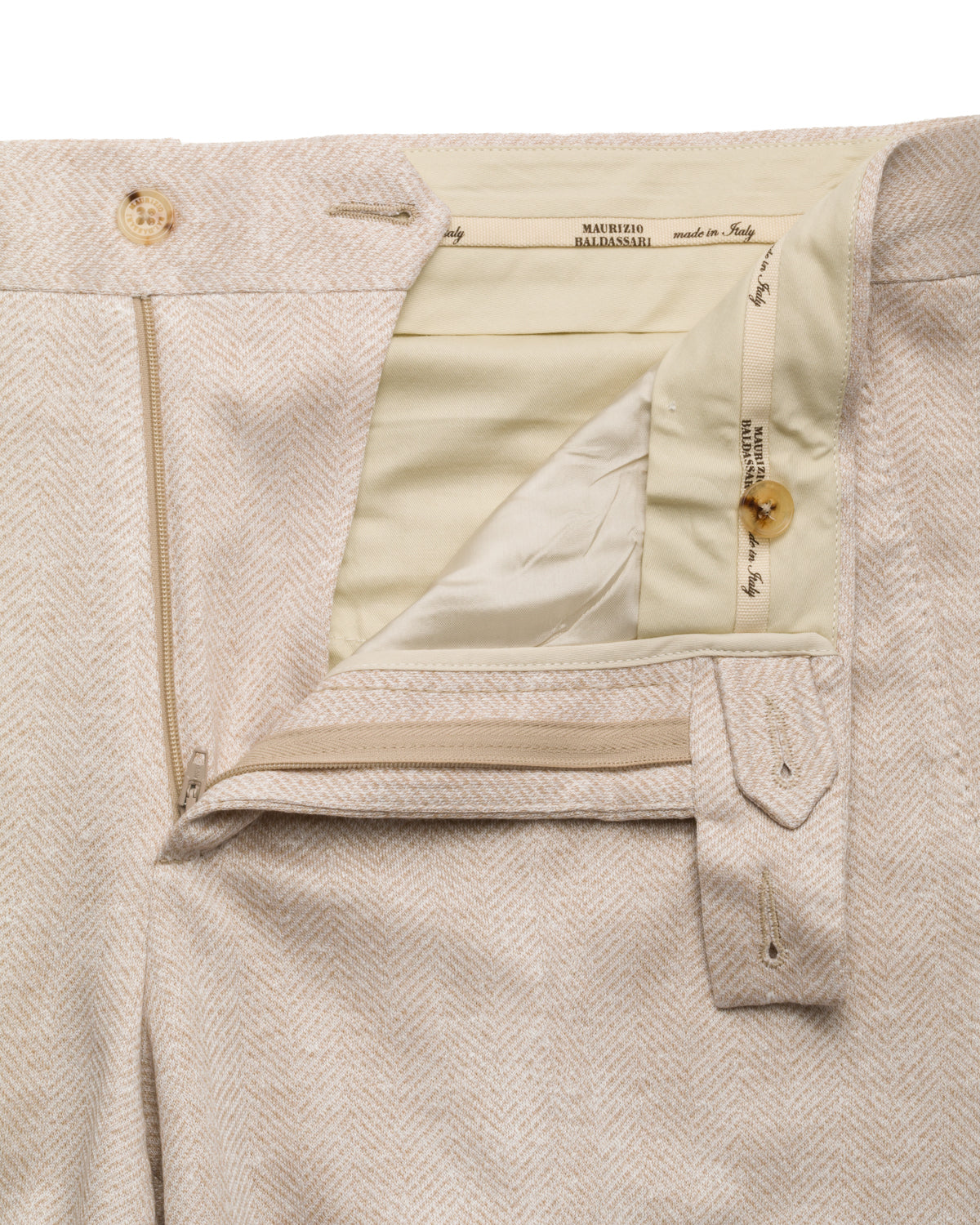 Leinen Seide Baumwolle Hose Slim Fit