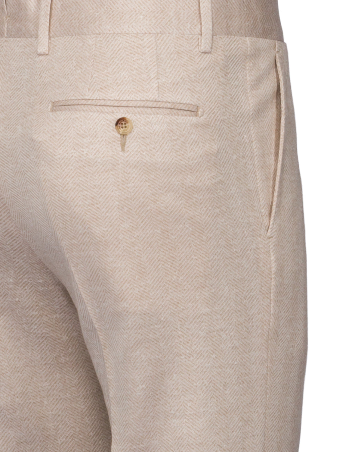 Leinen Seide Baumwolle Hose Slim Fit