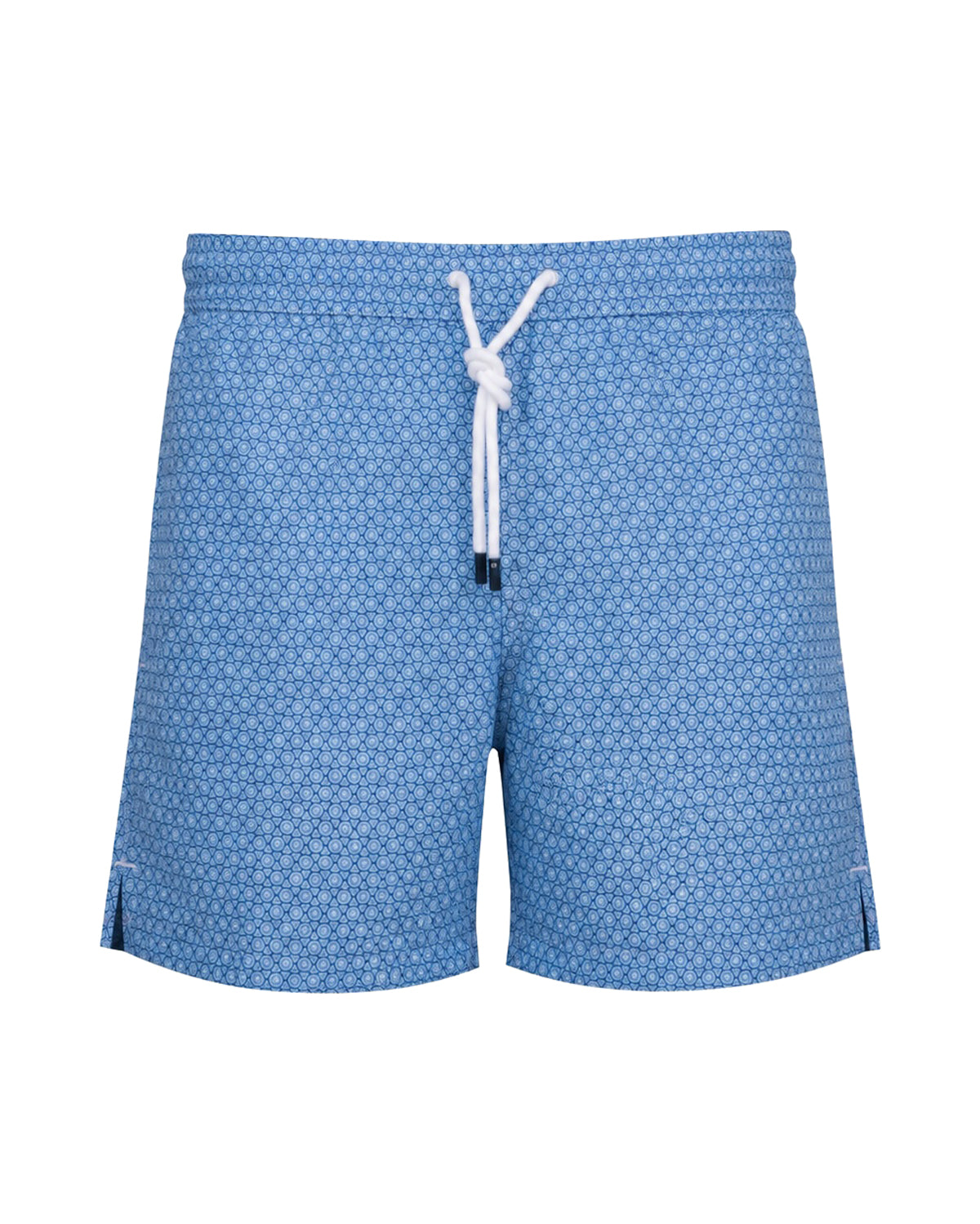 Airstop slim fit swim shorts with all-over print