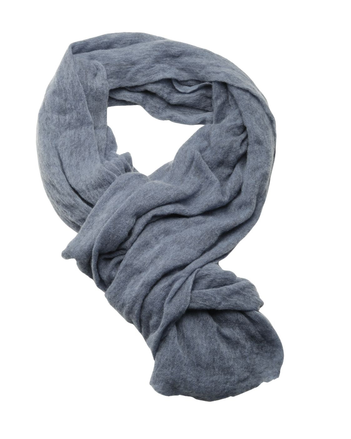 Blaugrauer Kaschmirschal
