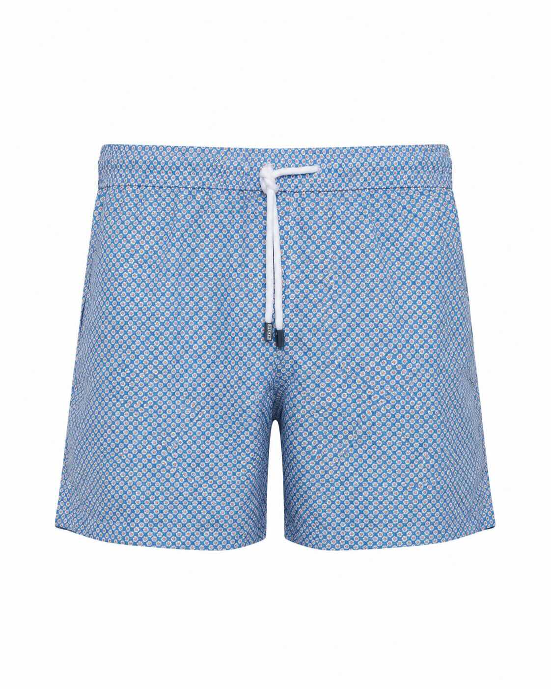 Airstop slim fit swim shorts with all-over print