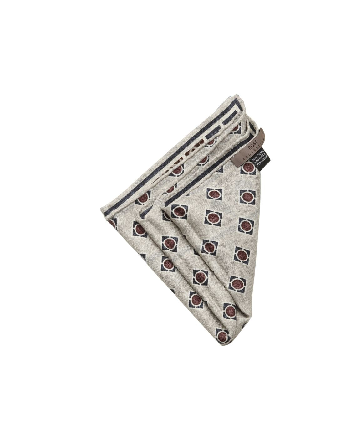 Seideneinstecktuch EASY mit geometrischem Muster