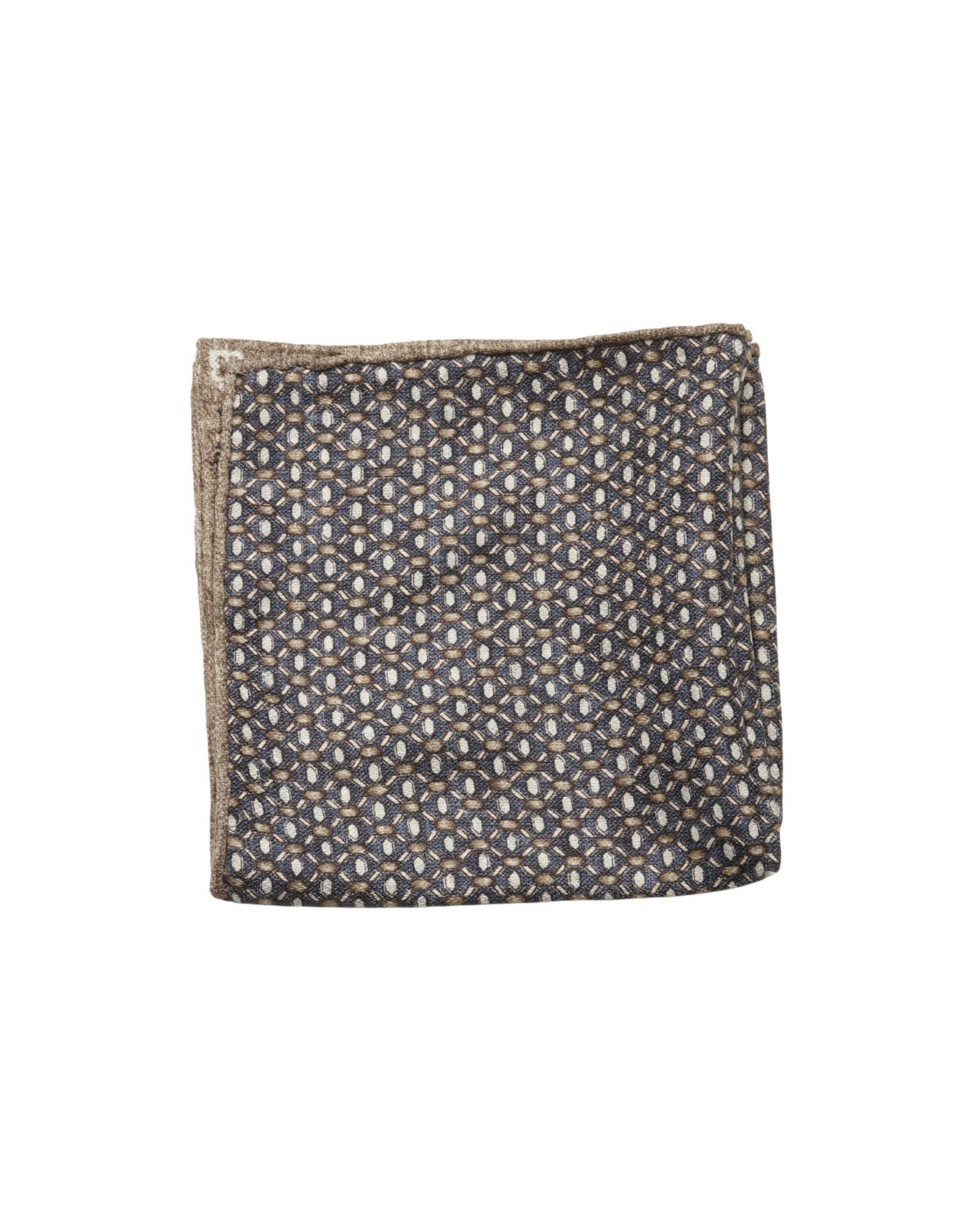 Einstecktuch EASY aus Seide mit Paisley- und Geometriemuster