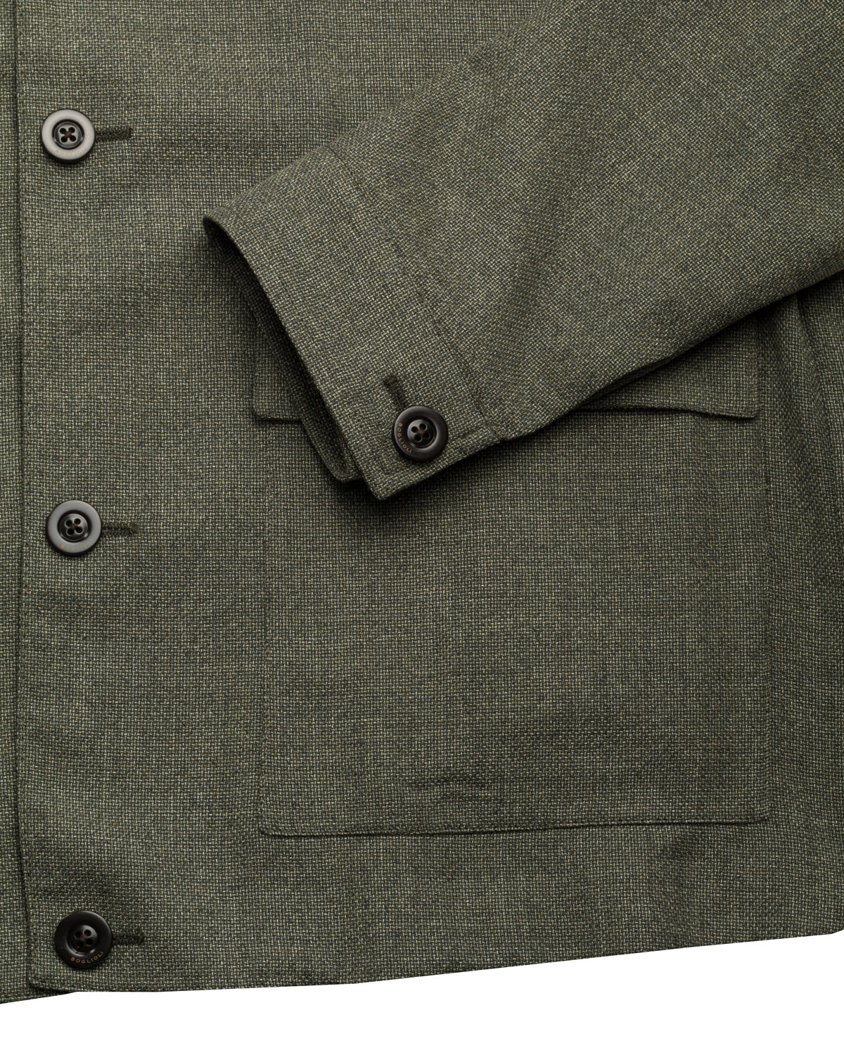 Shirt Jacket Virgin Wool Serge Relaxed Fit