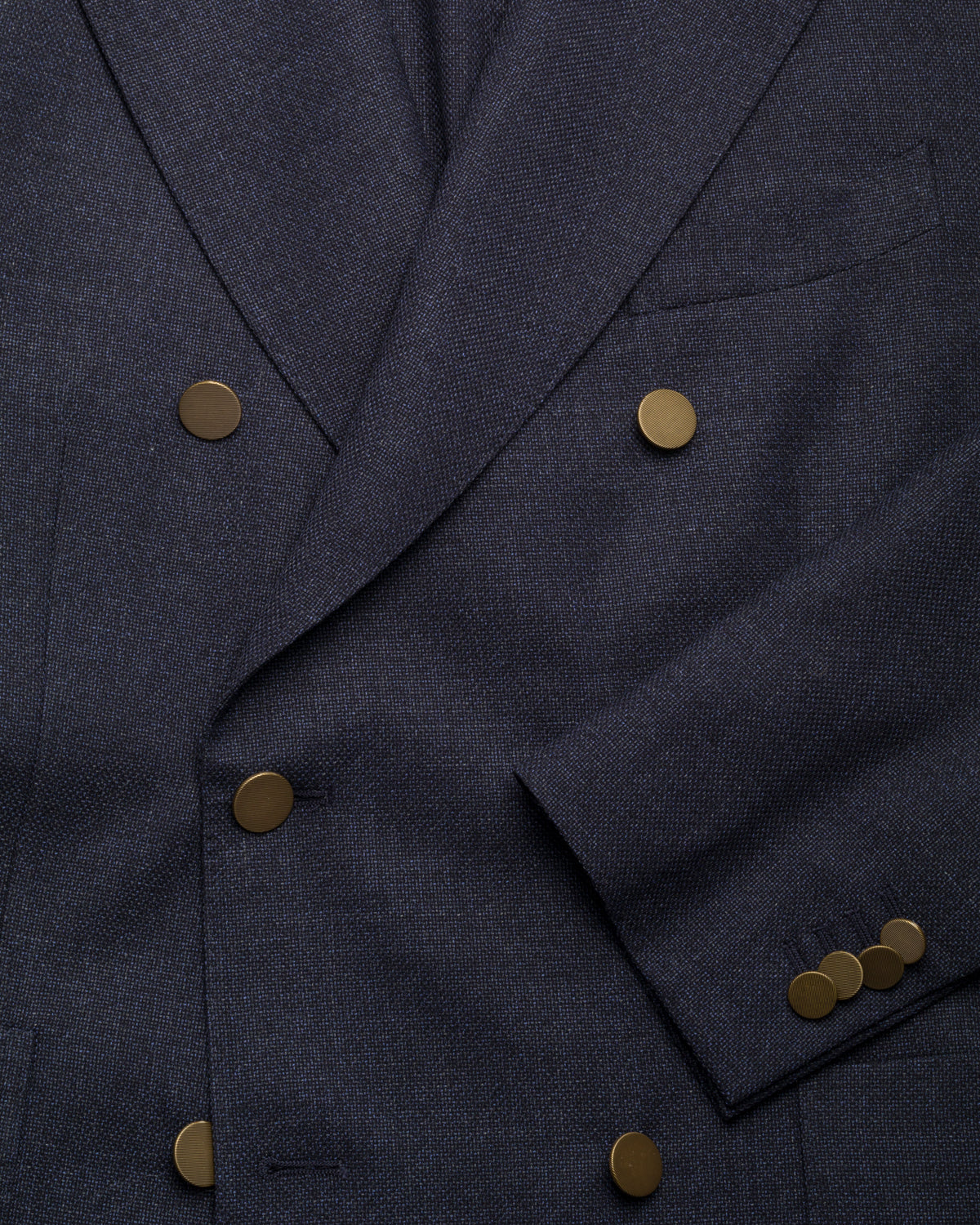Double-breasted blazer virgin wool slim fit