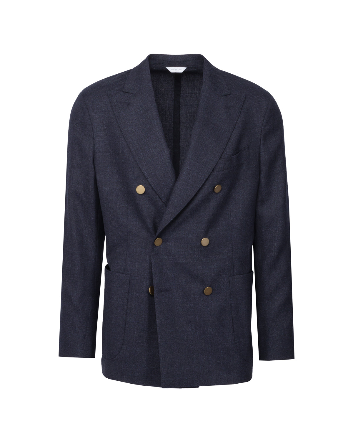 Doppelreihiger Blazer Schurwolle Slim Fit