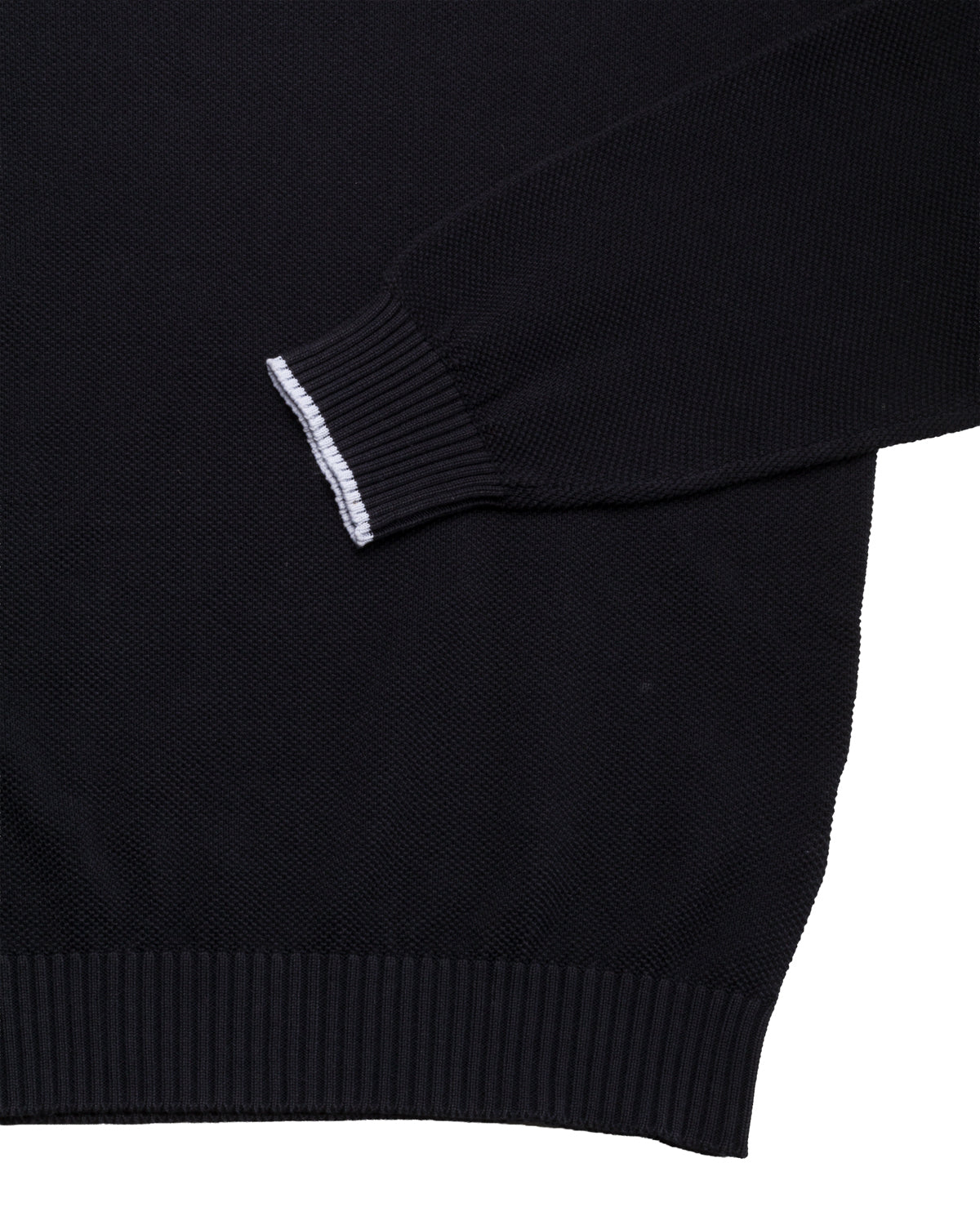 Baumwollpullover Strukturstrick Slim Fit mit V-Ausschnitt