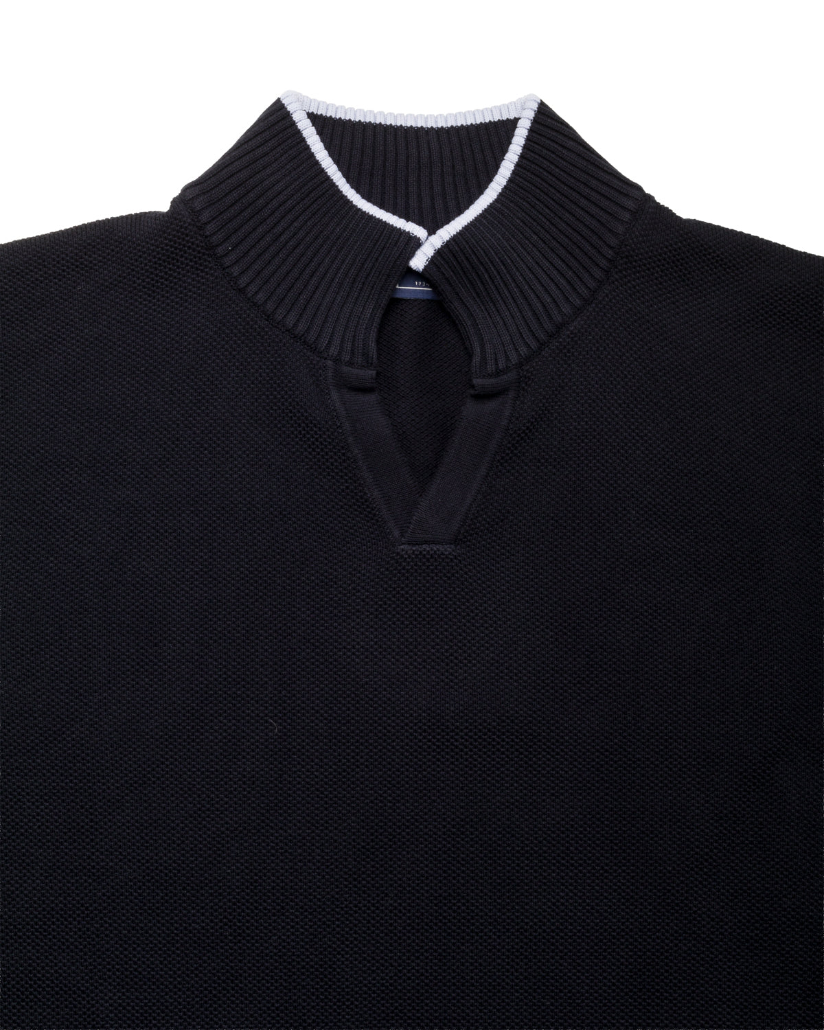 Cotton pullover, textured knit, slim fit with V-neck