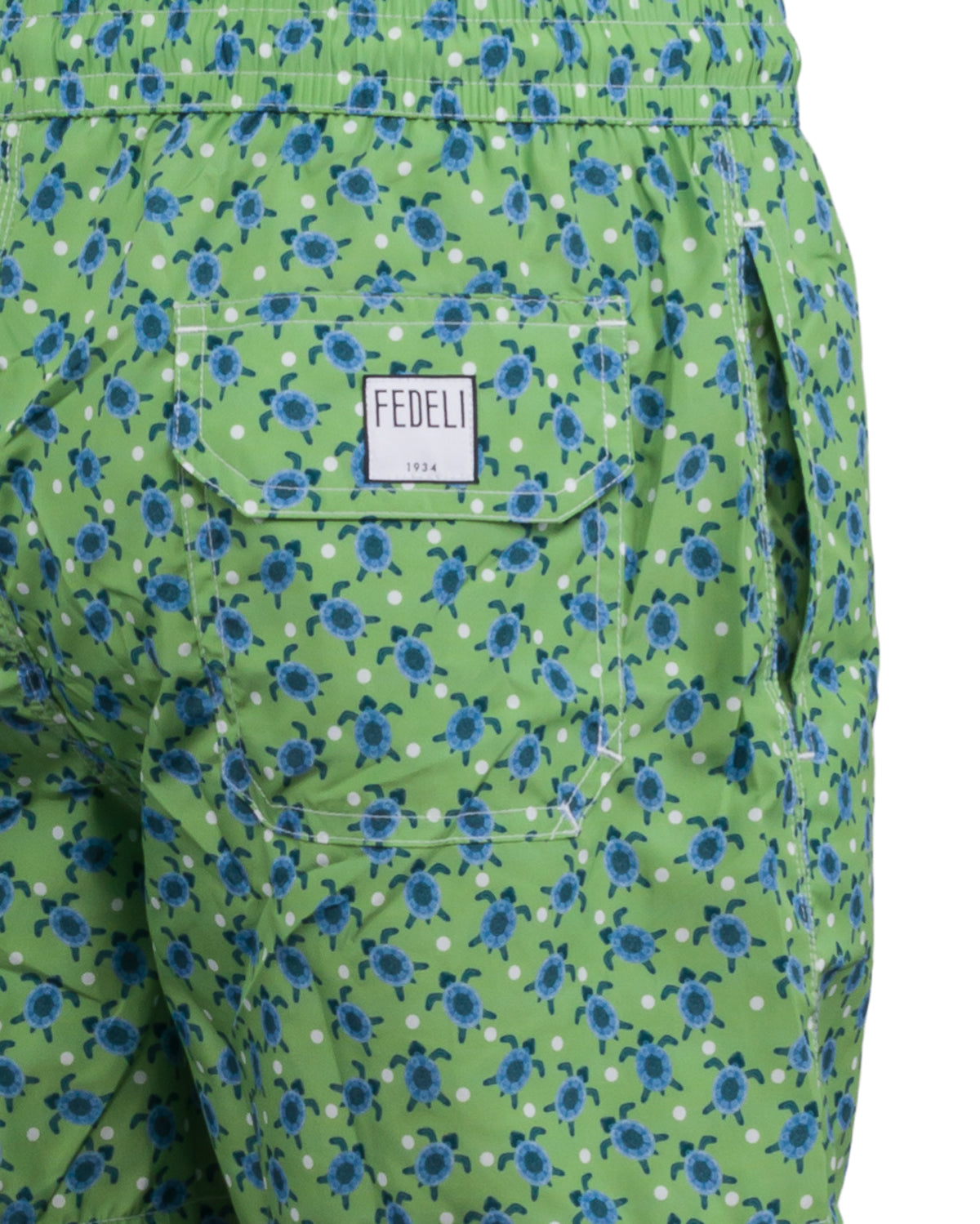 Airstop slim fit swim shorts with all-over print