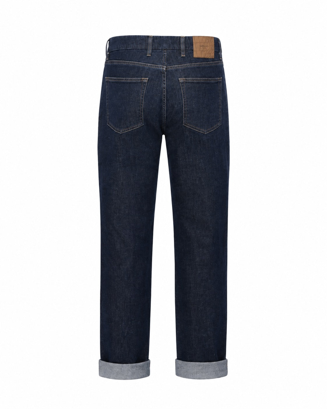 Denver jeans in cotton and cashmere in dark blue