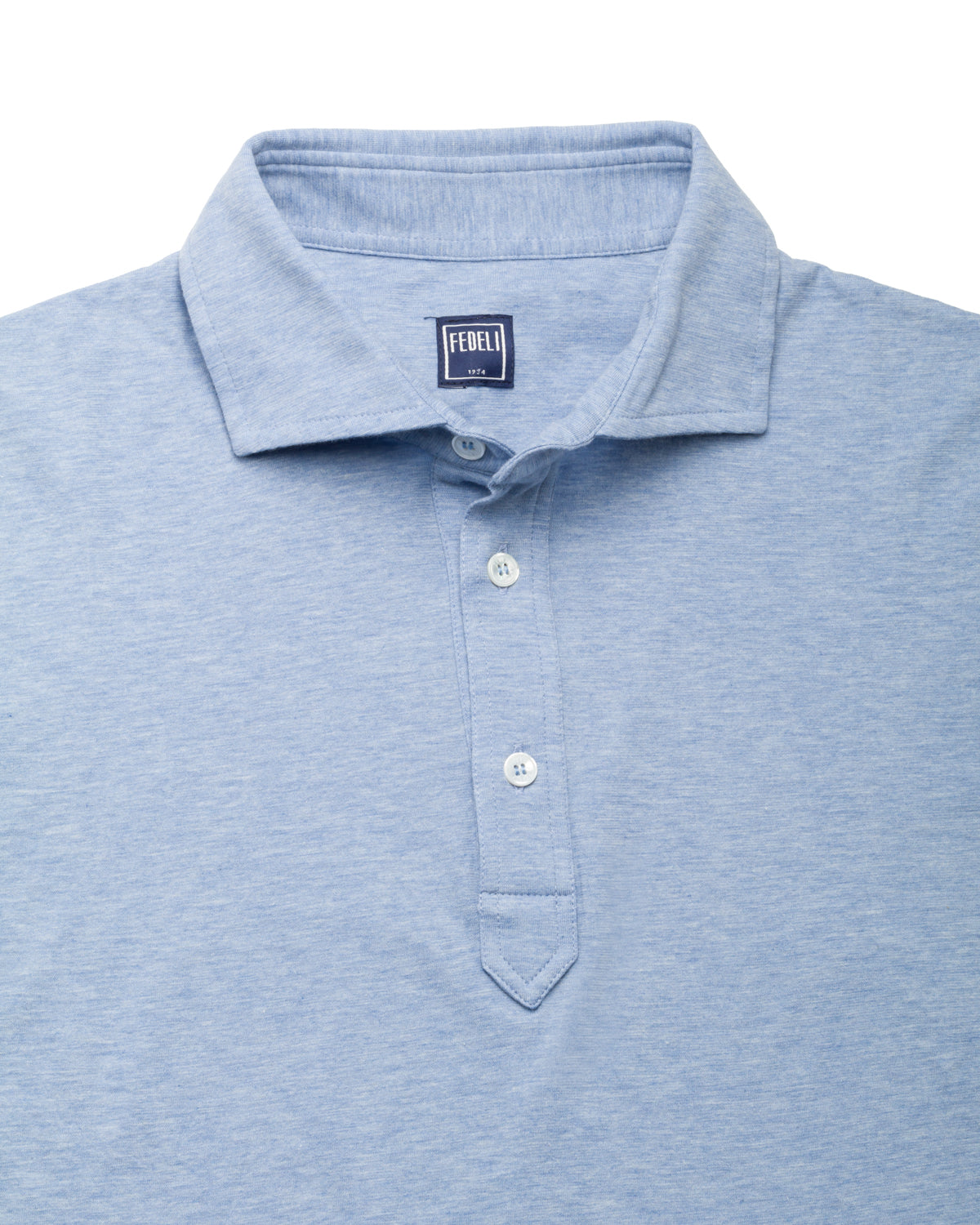 Cotton jersey polo shirt, slim fit, with a silky feel