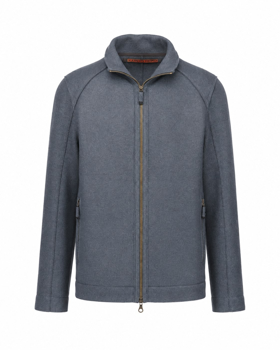 Blouson aus Merinowolle in Blau