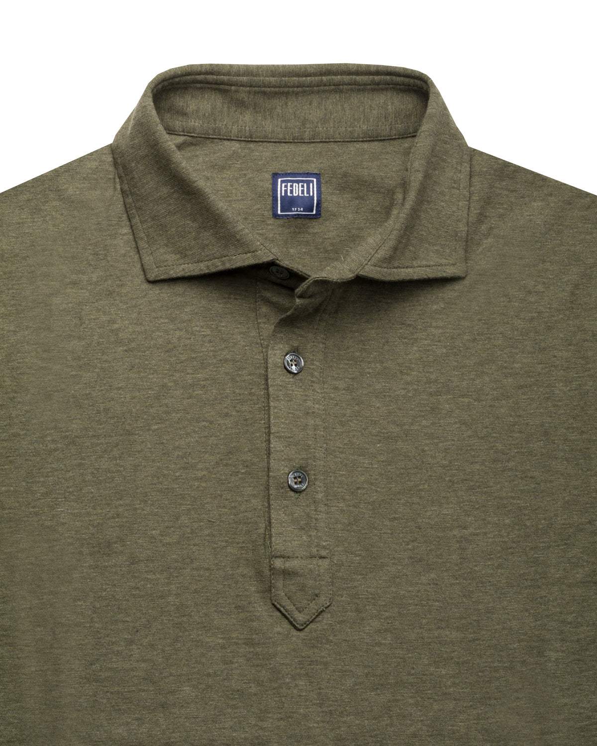 Cotton jersey polo shirt, slim fit, with a silky feel