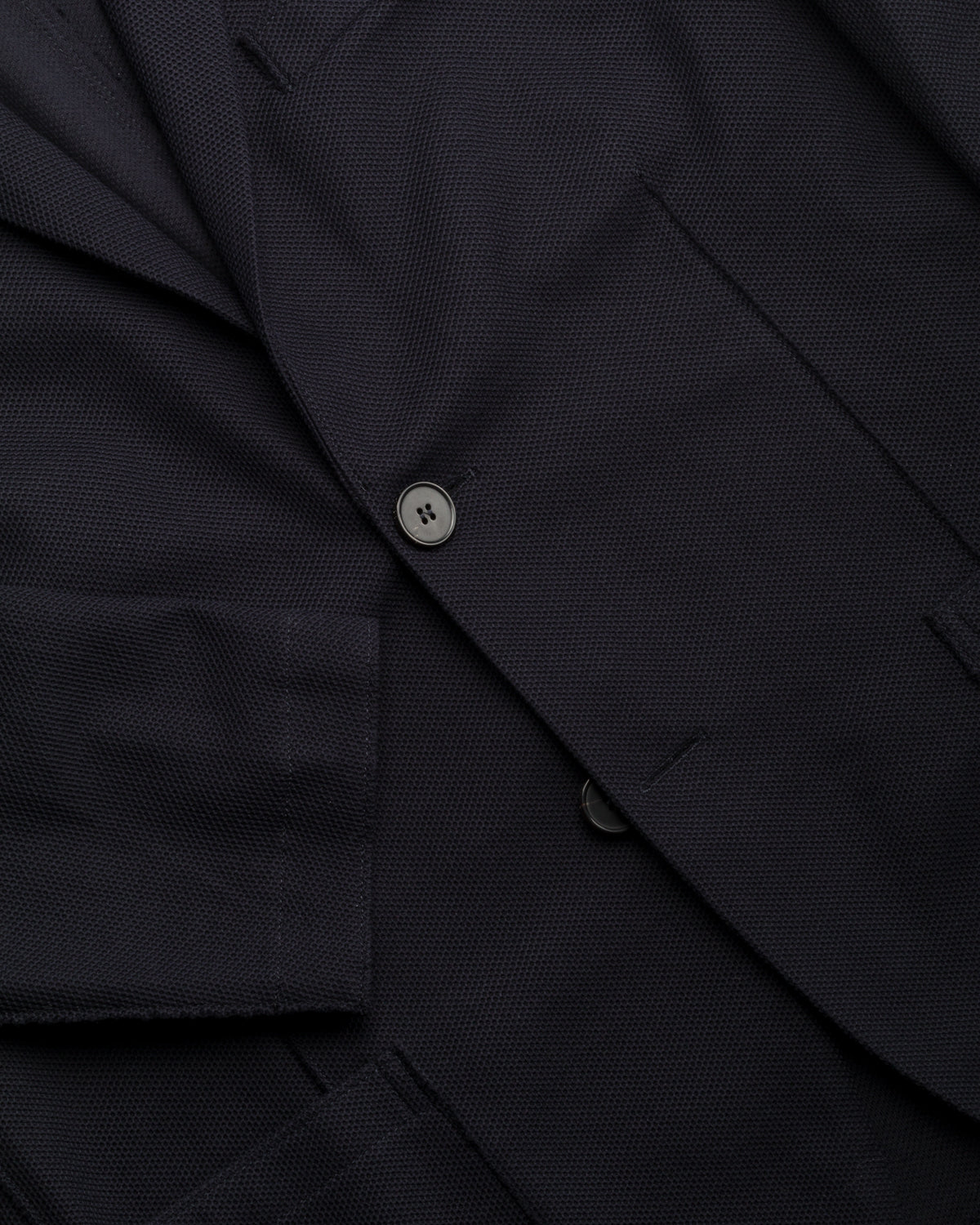 Cotton piqué blazer, slim fit