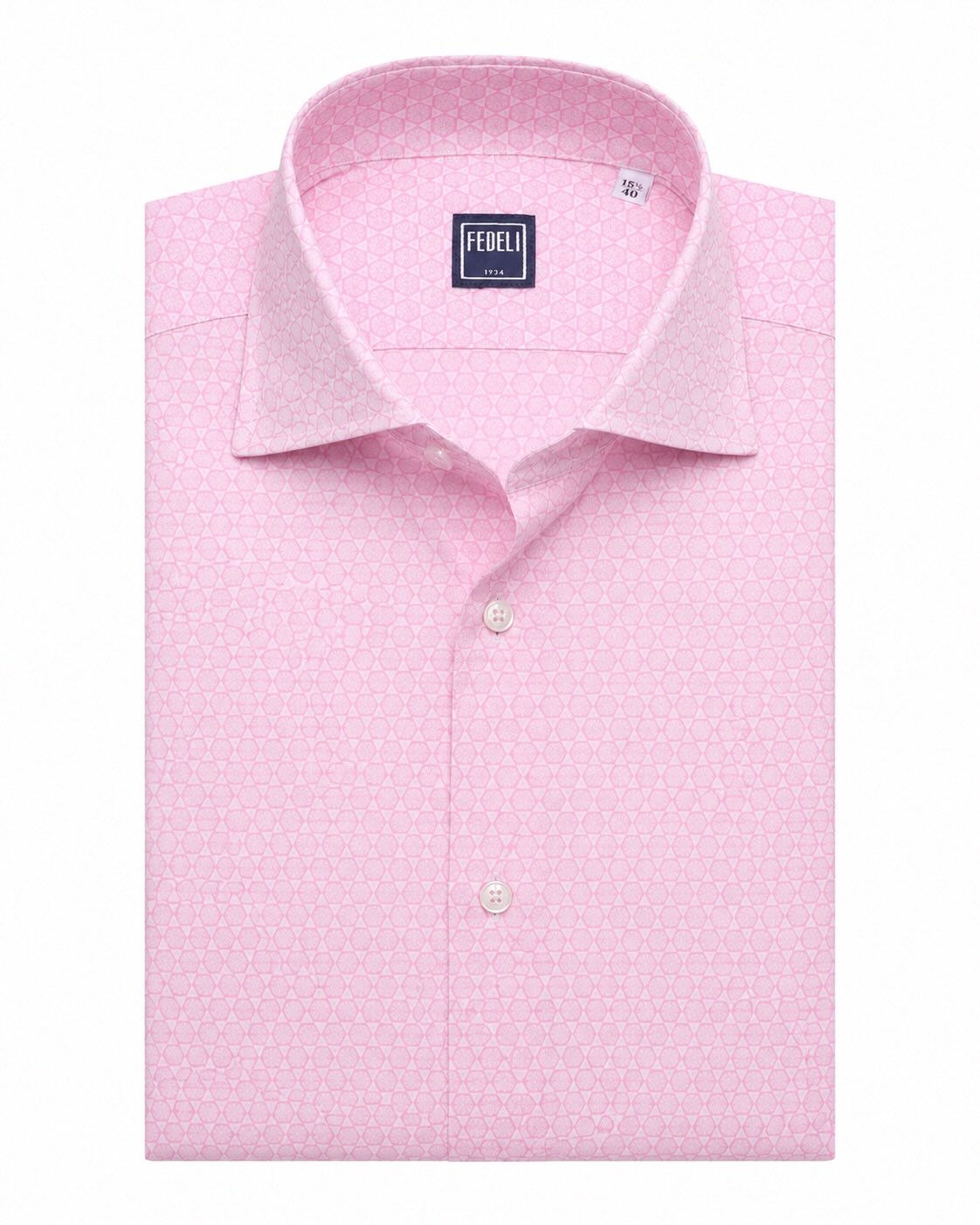 Baumwollstretch Hemd Slim Fit mit Print