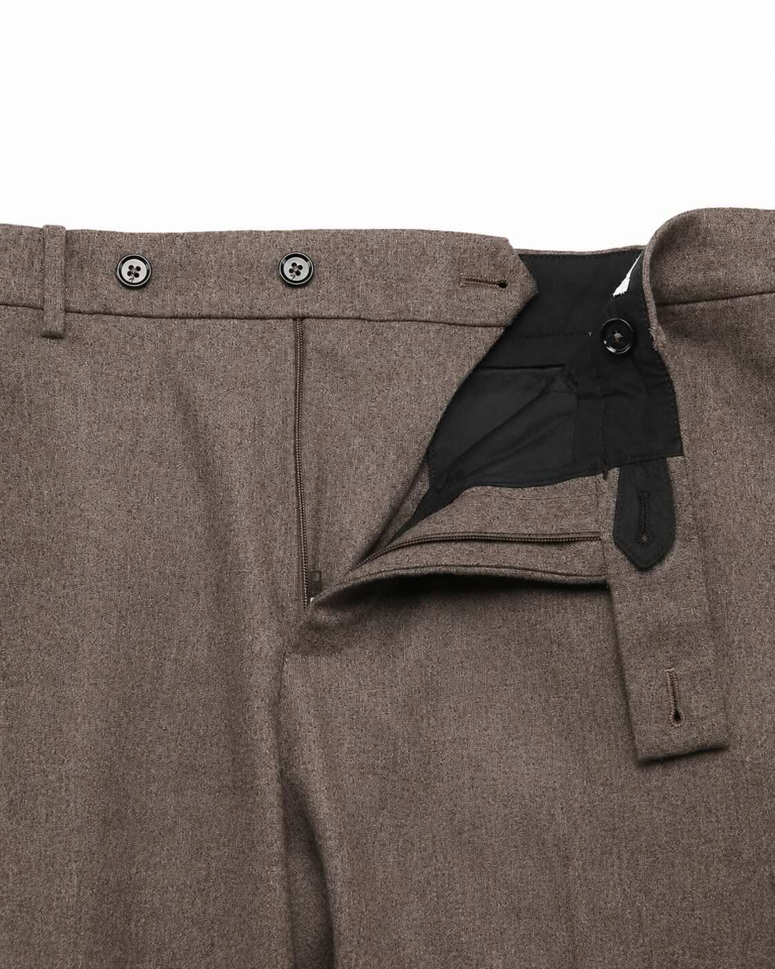 Wollhose Slim Fit Stretch in Braun