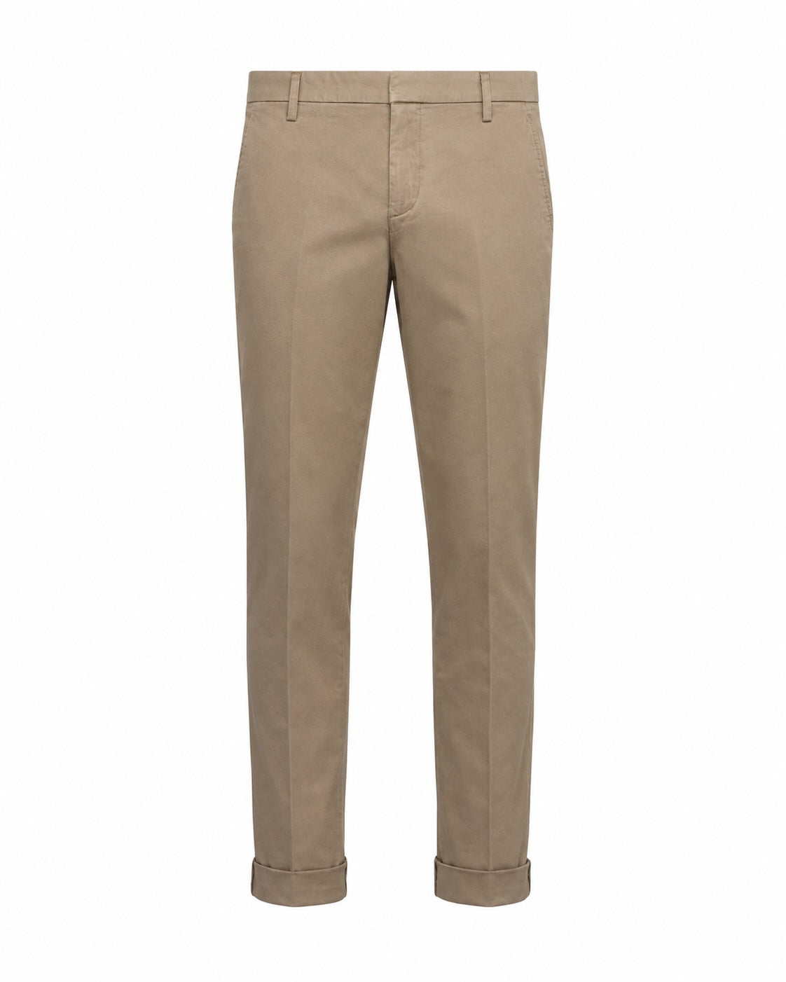 Cotton trousers, slim fit, stretch