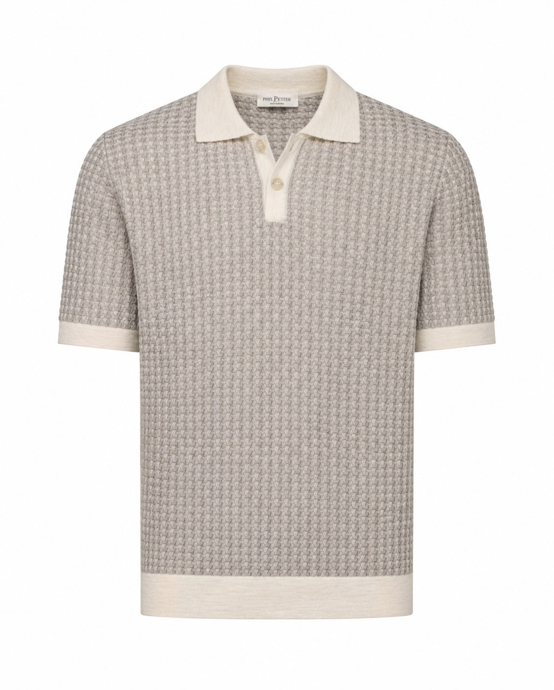 Baumwolle Strickpolo Slim Fit