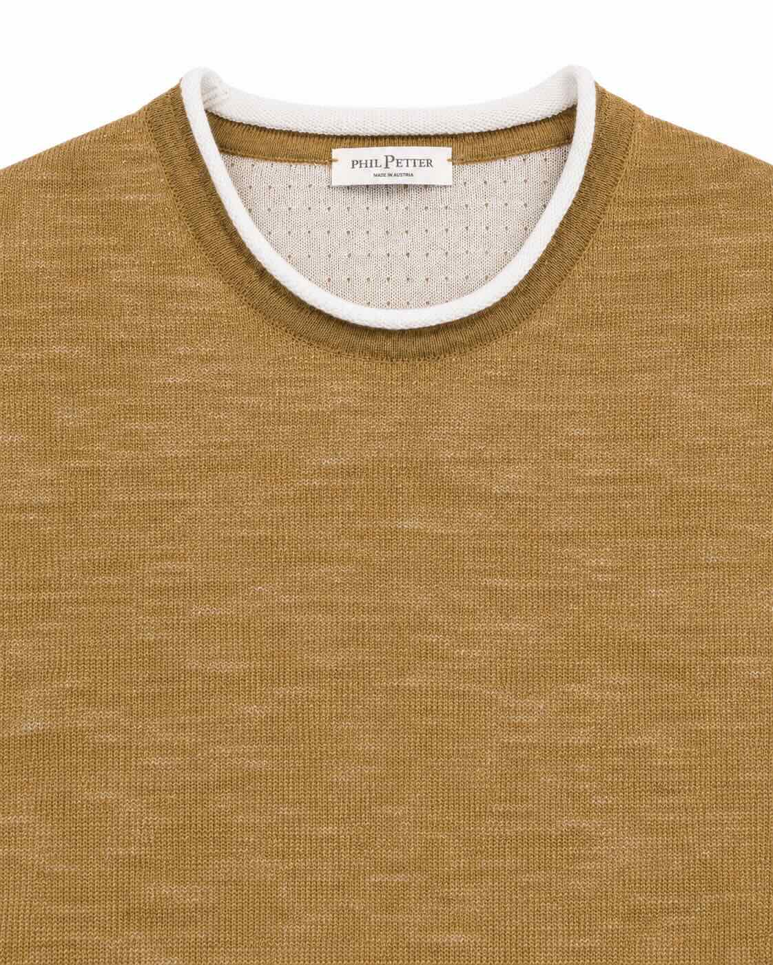 Lyocell Leinen Pullover Slim Fit