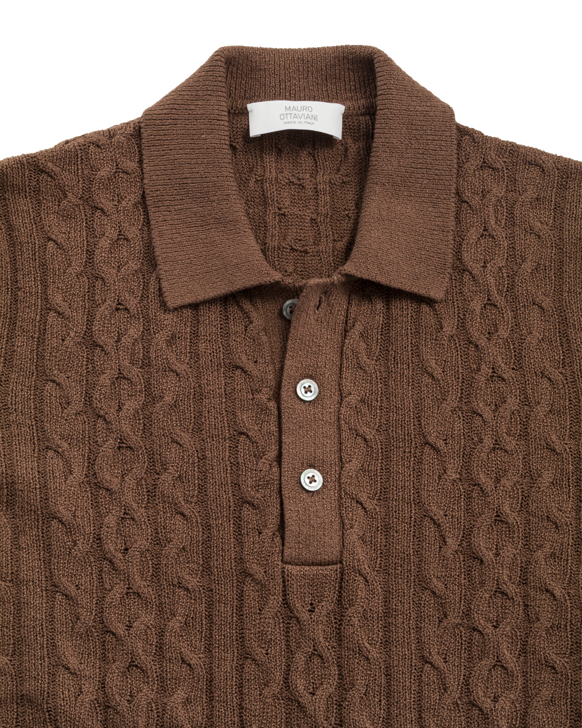 Baumwolle Kaschmir Strickpolo Slim Fit