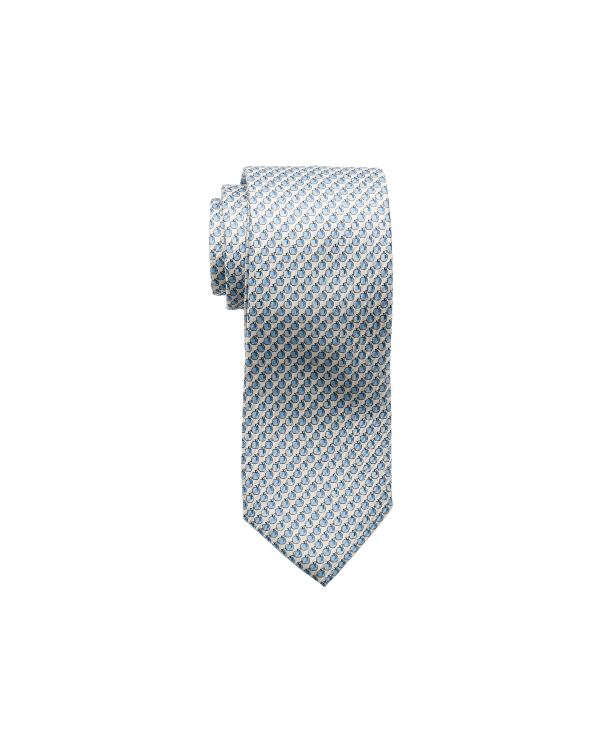 Silk tie with a fine pattern