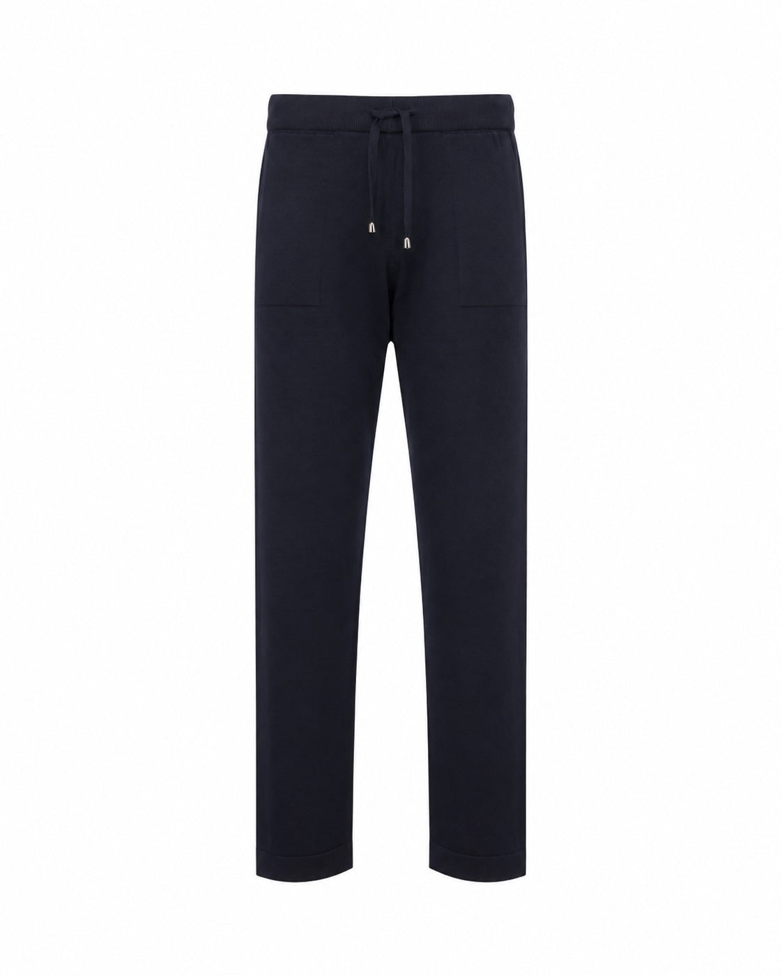 Trackpants Cotton Crepe Knit Relaxed Slim