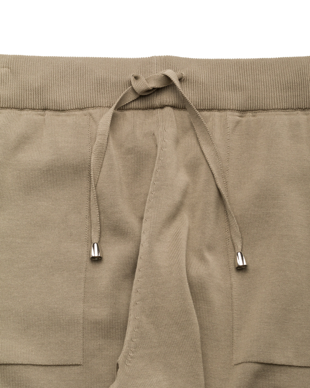 Trackpants Cotton Crepe Knit Relaxed Slim