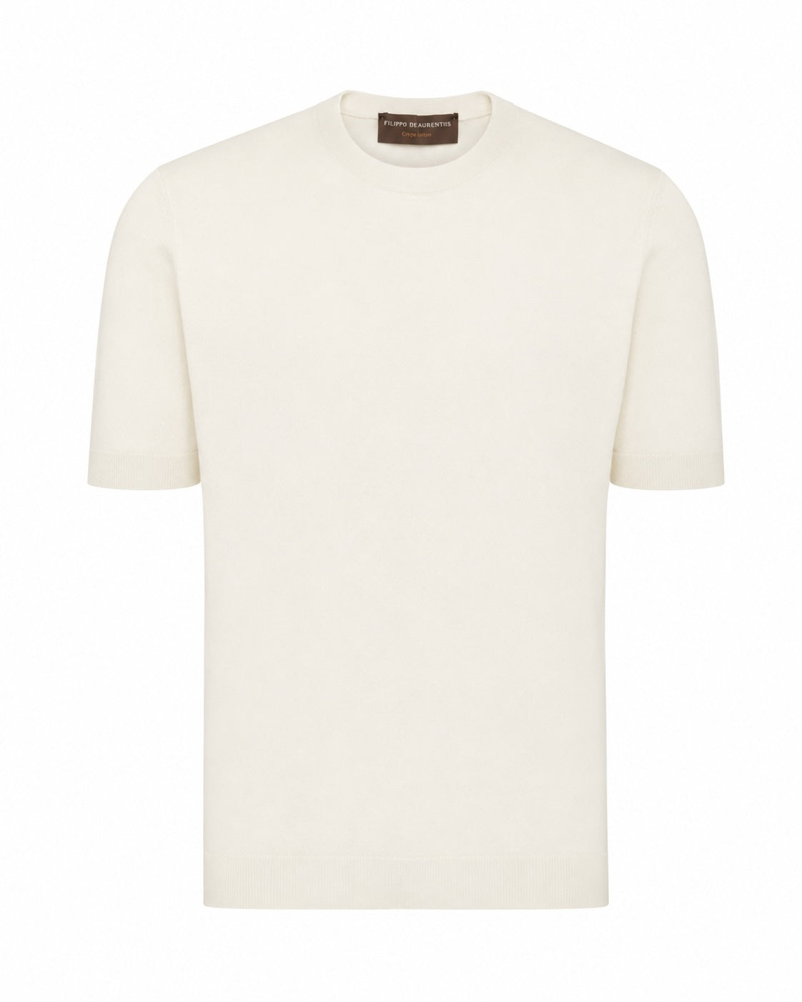 Cotton Crinkle Knit Slim Fit T-Shirt