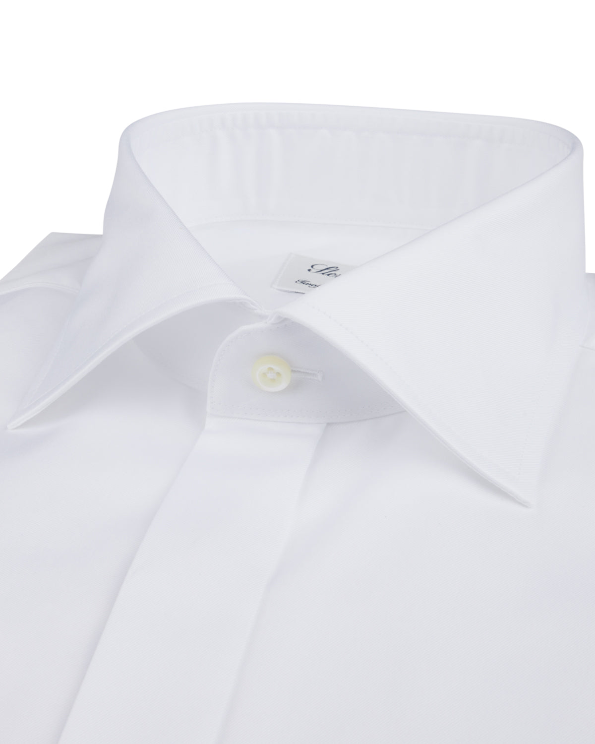 White tuxedo shirt, fitted body