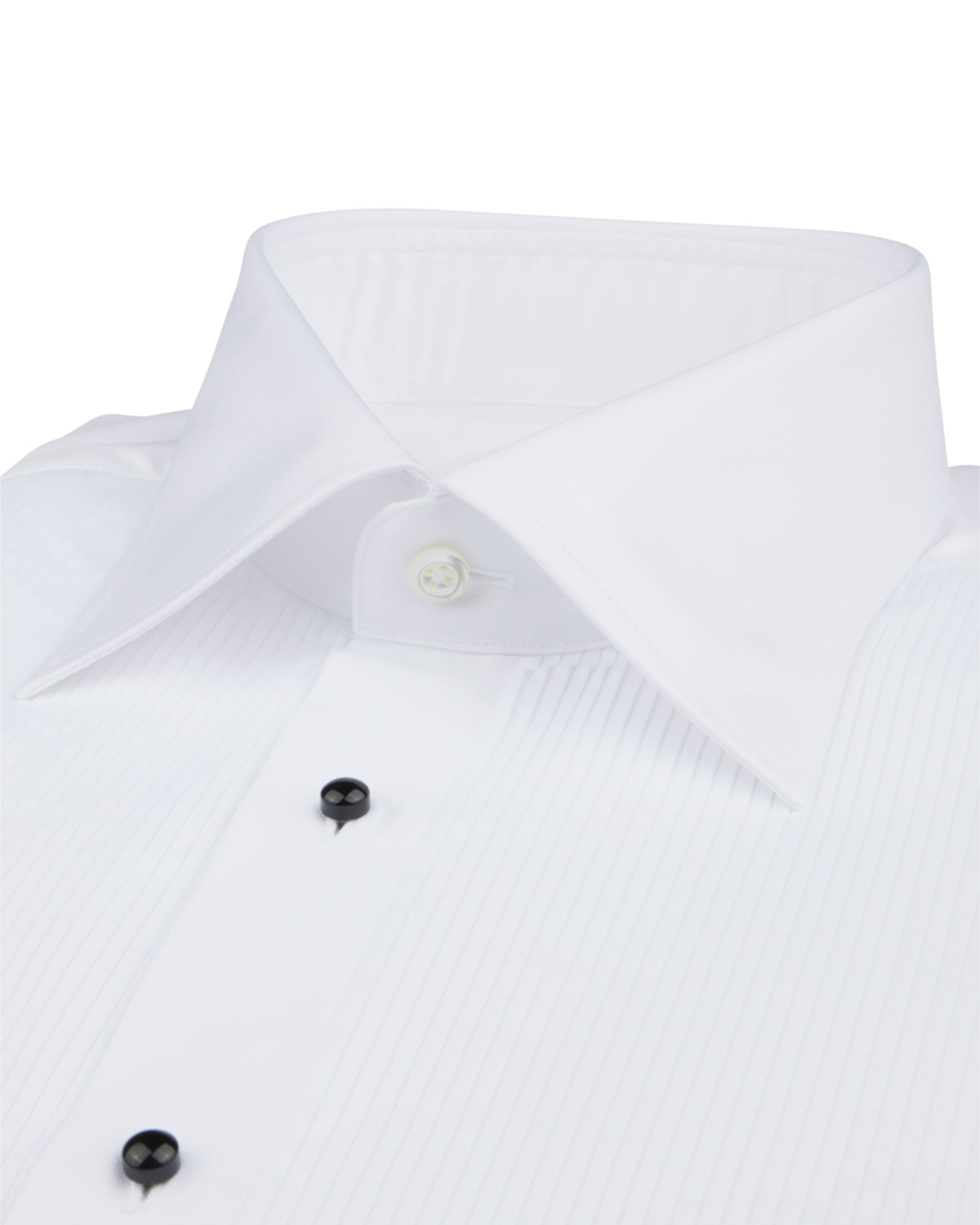 White tuxedo shirt, fitted body