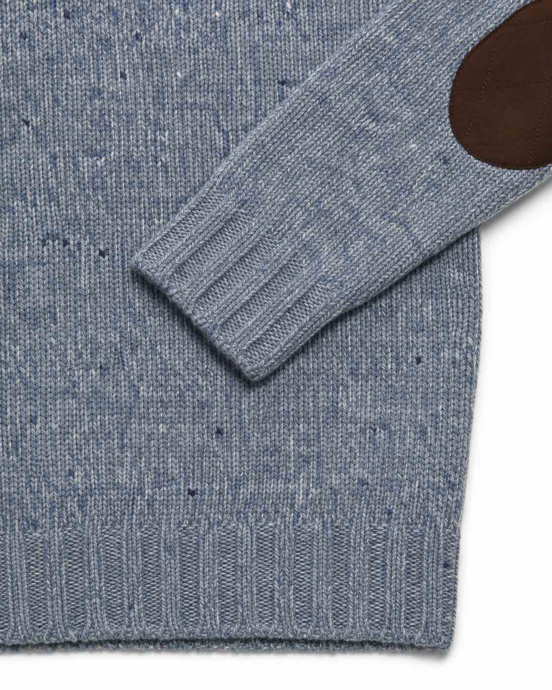 Knitted Troyer CORK made from wool and cashmere