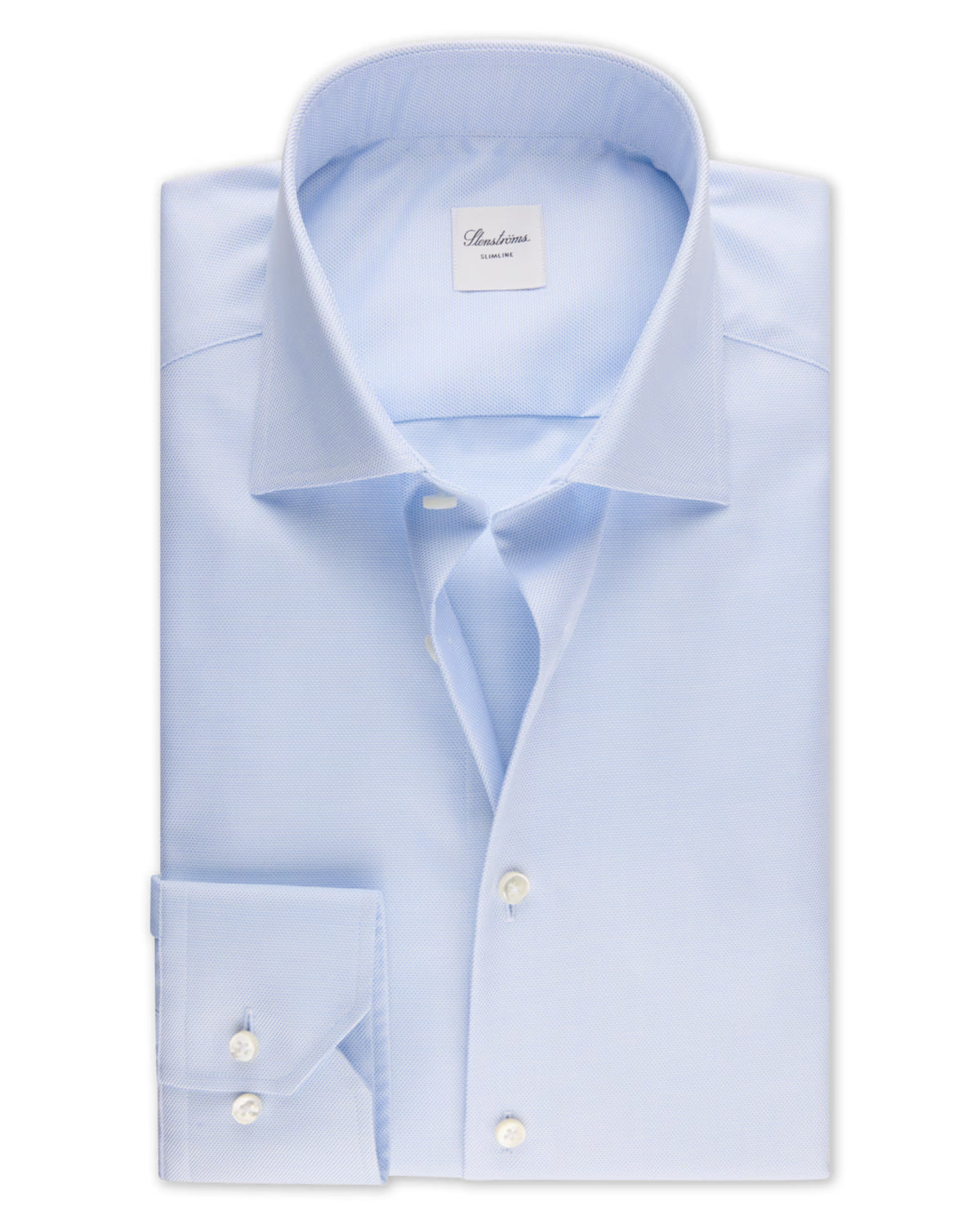 Structured shirt, light blue, slimline