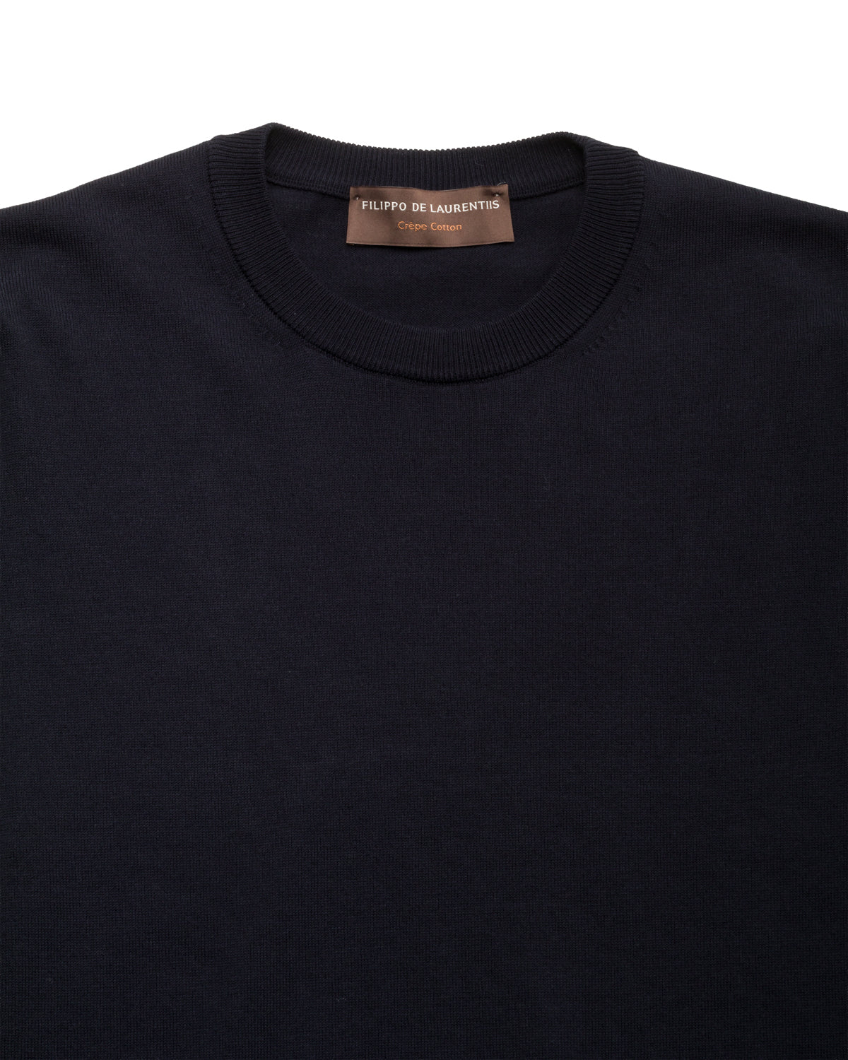 Cotton crepe T-shirt, slim fit