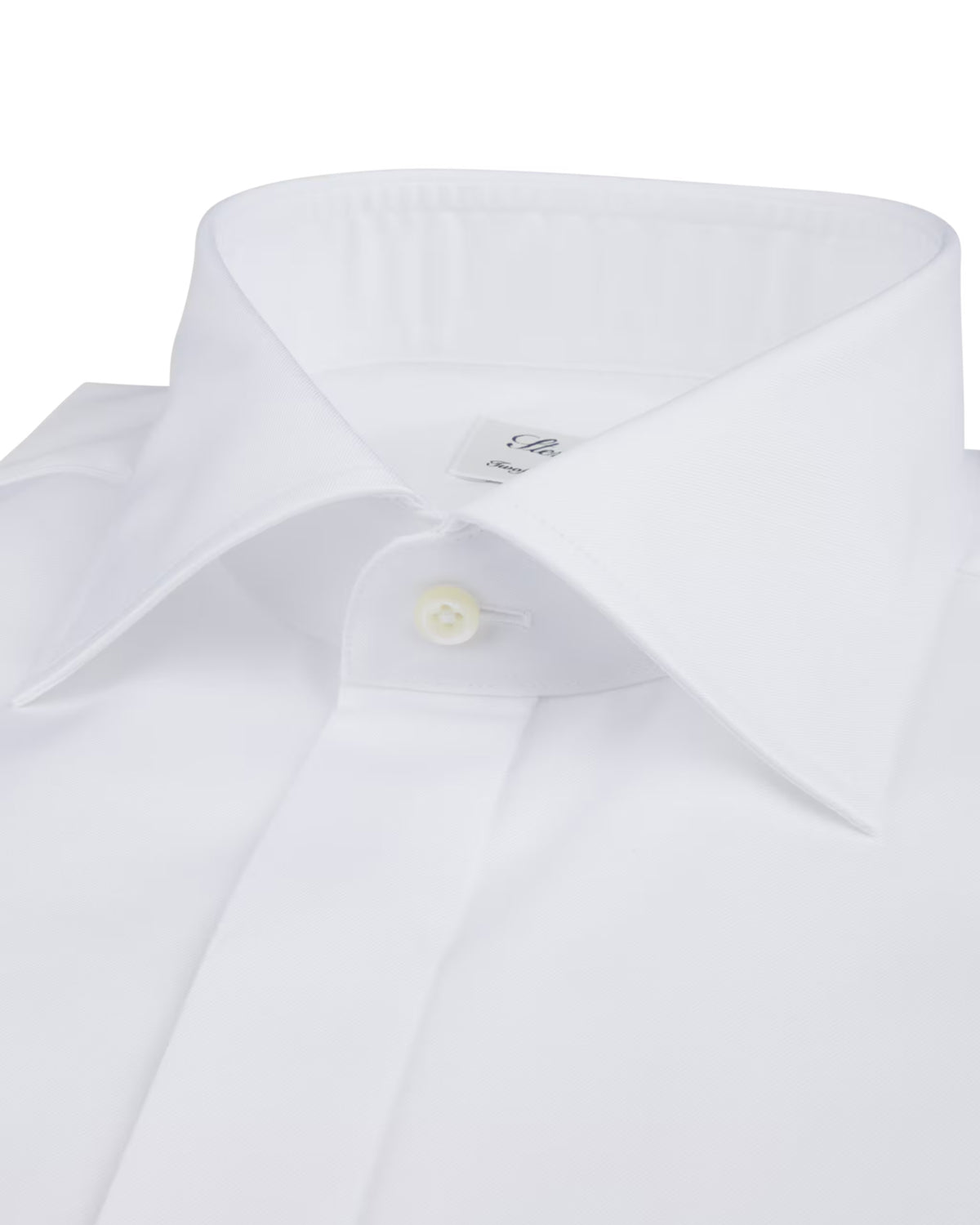 White slimline tuxedo shirt