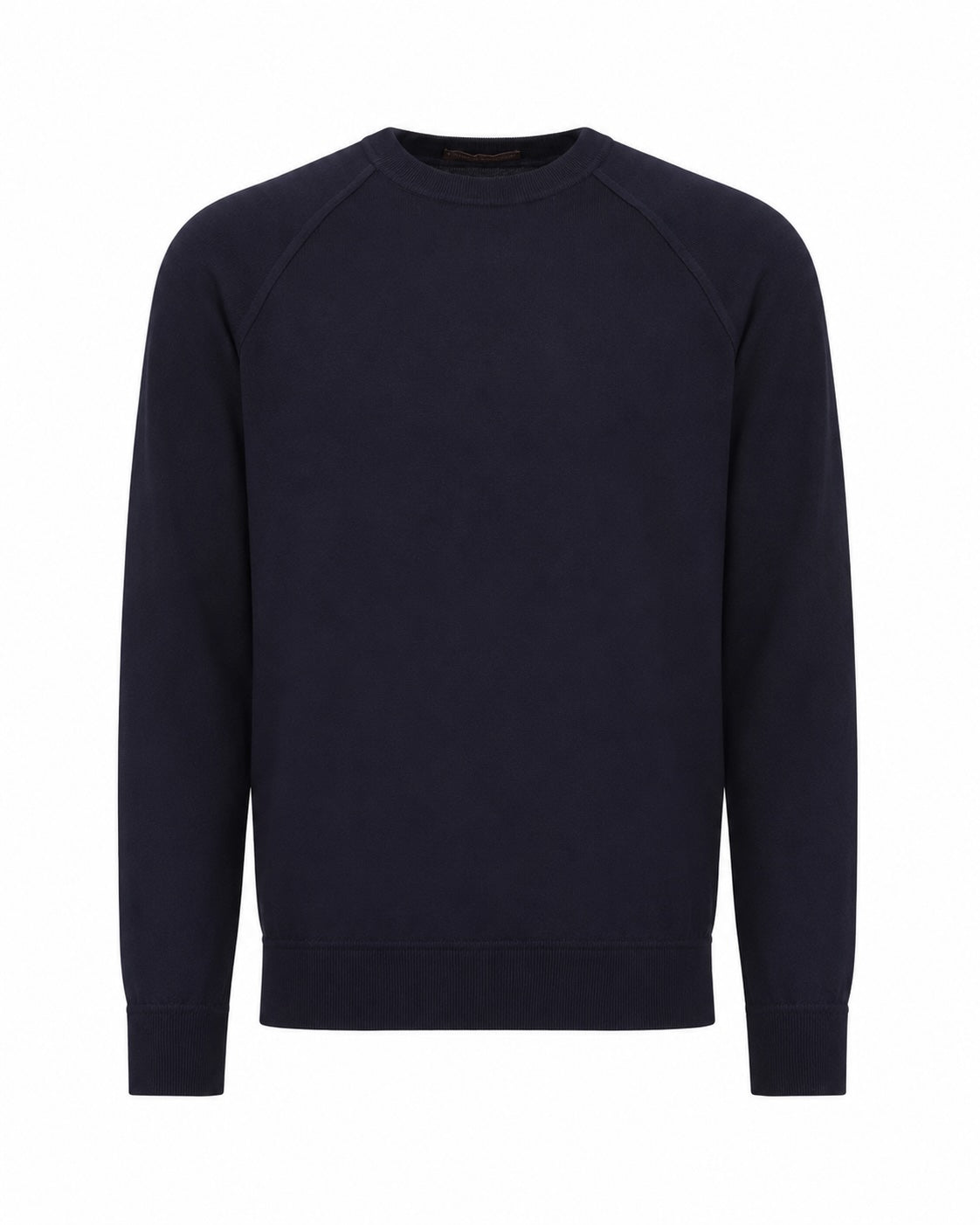 Baumwollkrepp Pullover Raglan Slim Fit