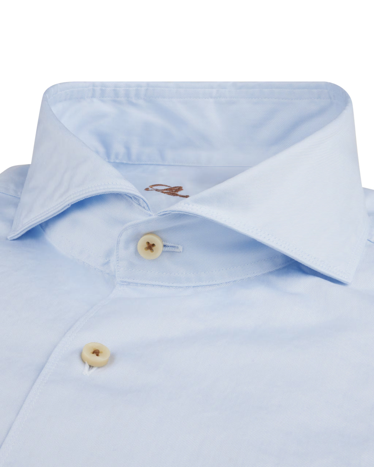 Twill shirt light blue SLIMLINE