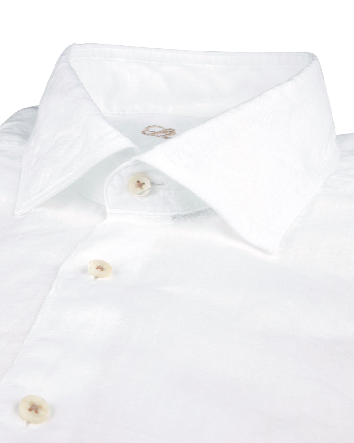 Linen shirt white SLIMLINE
