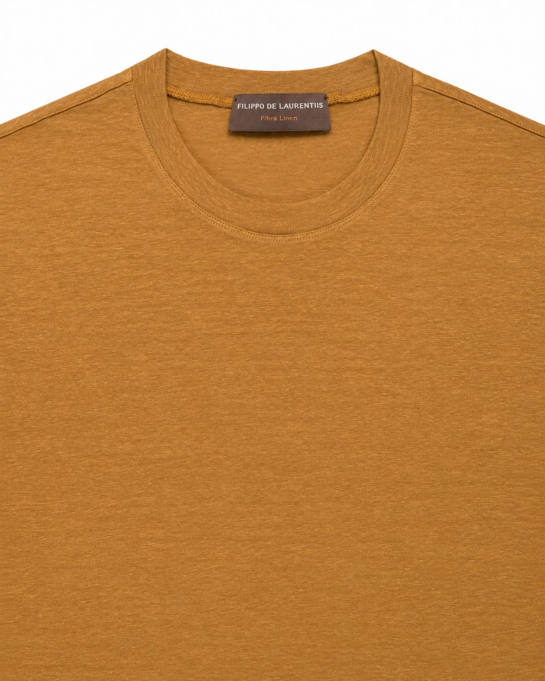 Leinen T-Shirt Slim Fit Stretch