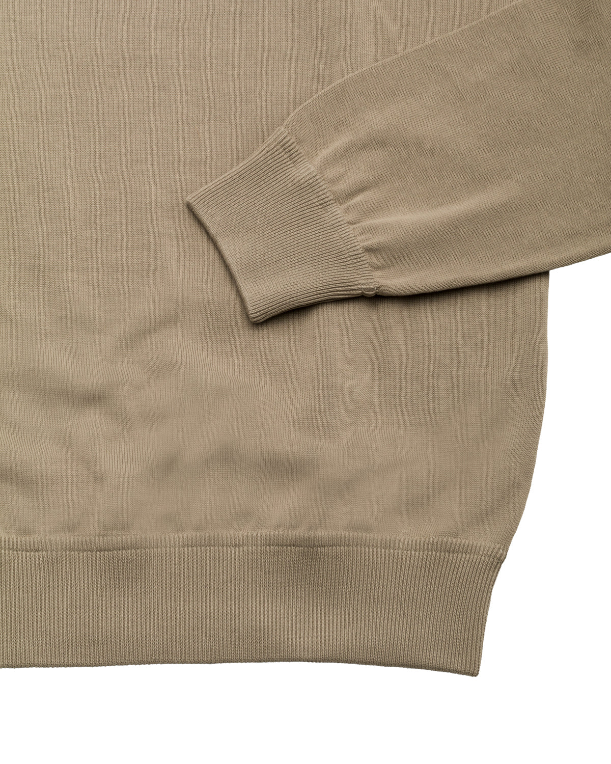 Cotton crepe pullover raglan slim fit