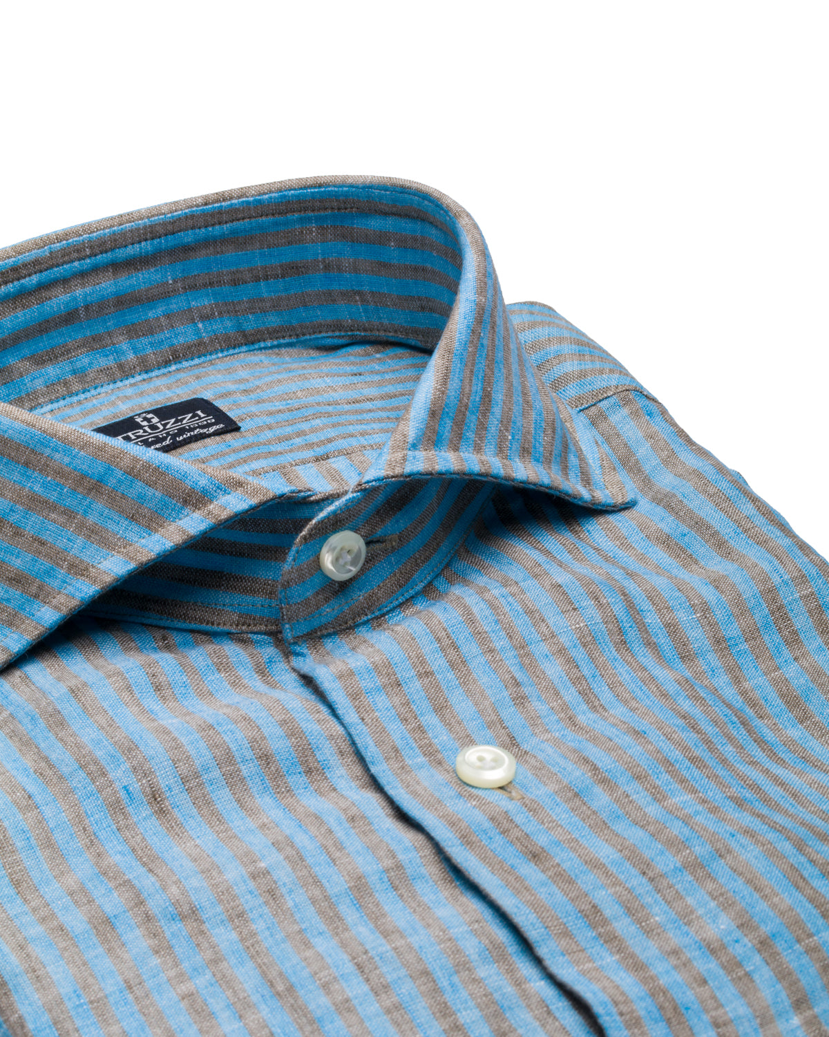 Leinenhemd Streifen Slim Fit
