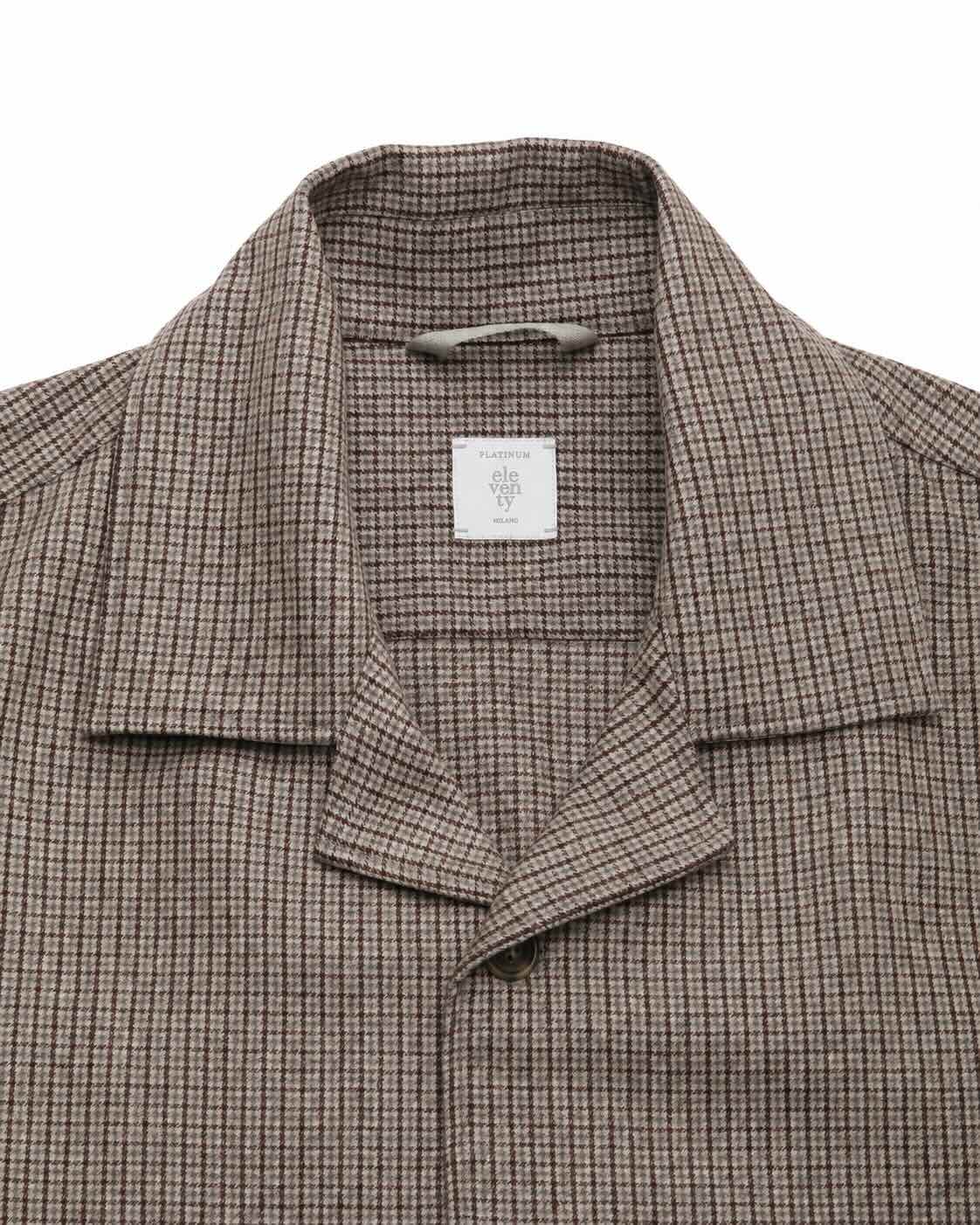 Overshirt aus Wolle und Kaschmir