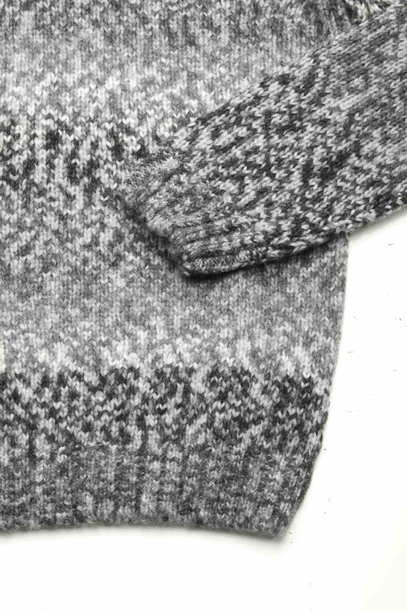 Rollkragenpullover aus Wolle und Alpaka