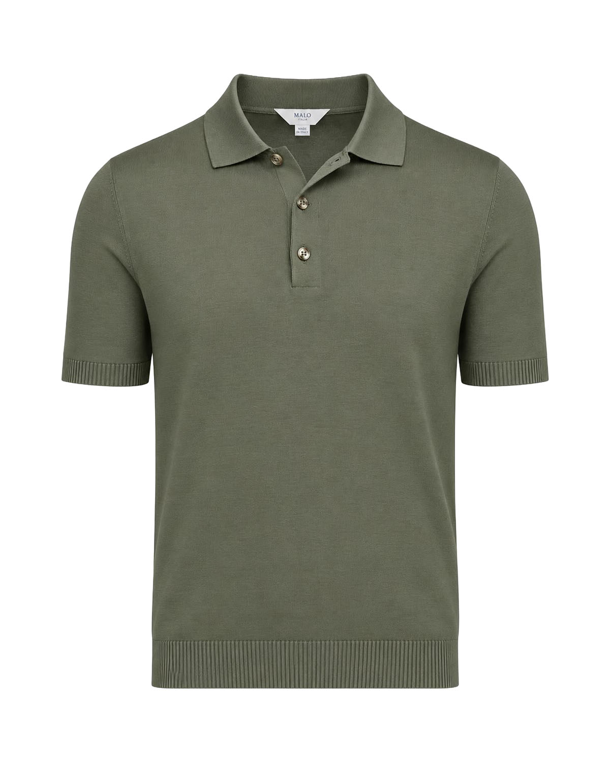 Strickpolo Baumwolle Slim Fit